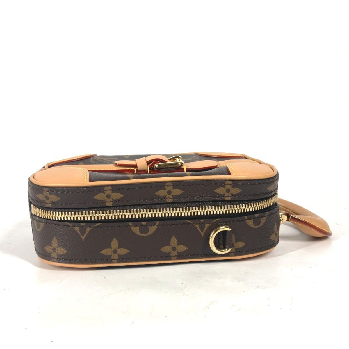 Louis Vuitton Brown Monogram Handbag Pochette Shoulder Bag (Pre-Owned)