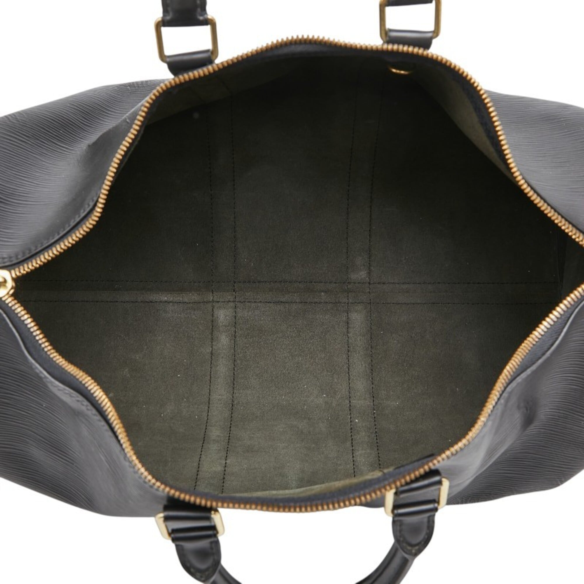 Louis Vuitton Epi Black Noir Leather Boston Bag (Pre-Owned)