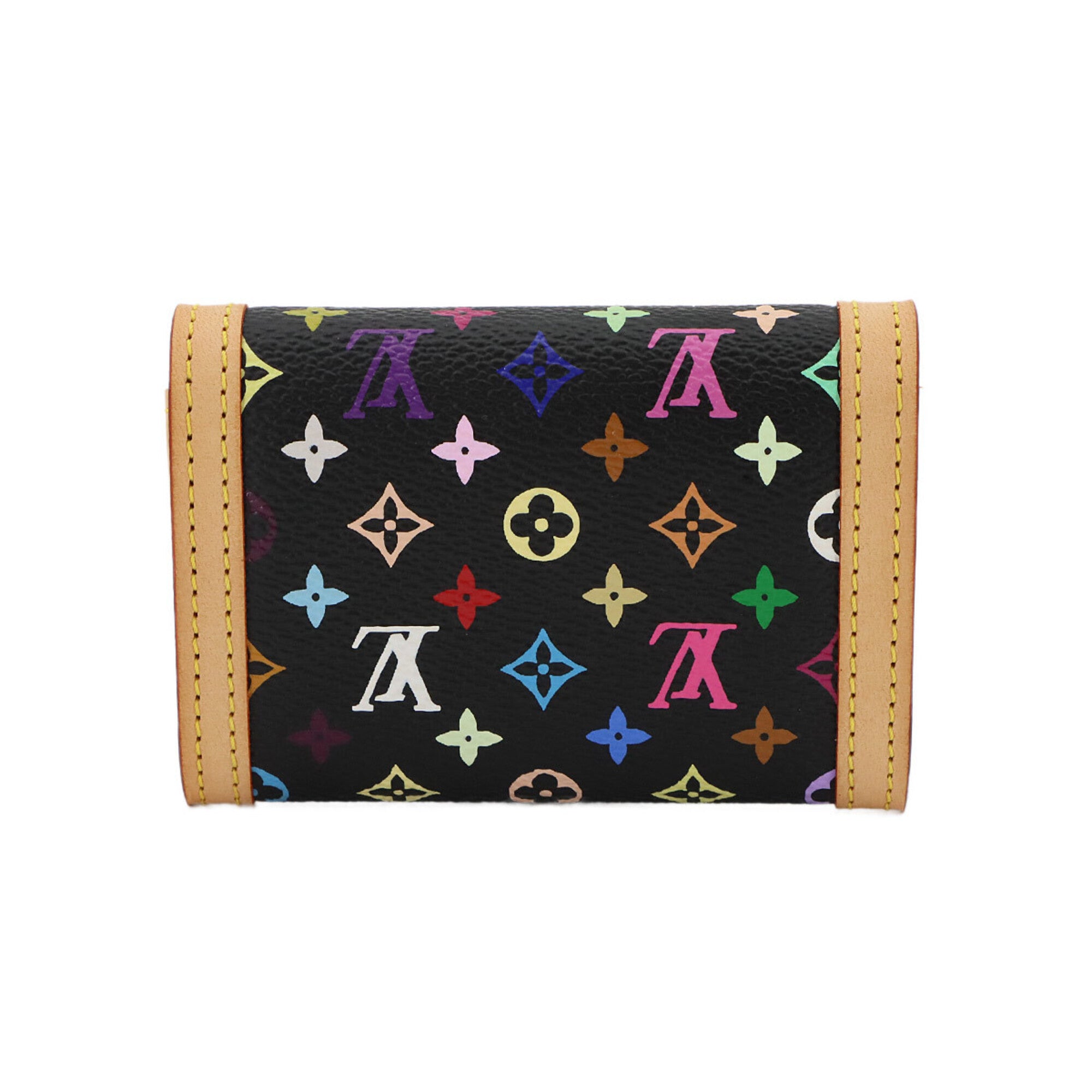 Louis Vuitton Noir Monogram Multicolore Canvas Coin Purse/Coin Case (Pre-Owned)