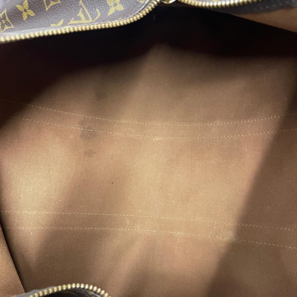 Louis Vuitton Brown Monogram Canvas Boston Bag (Pre-Owned)