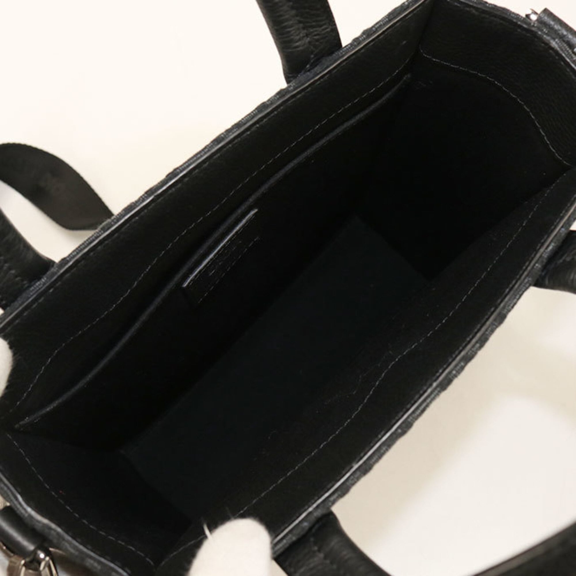 Christian Dior Black Jacquard Tote Bag (Pre-Owned)