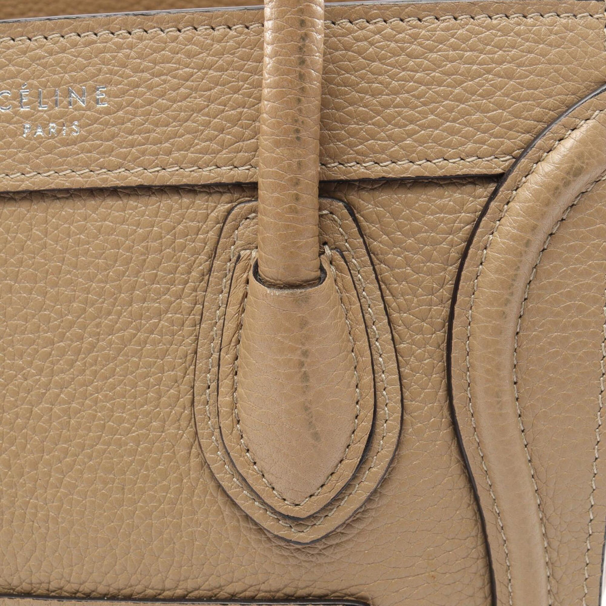 Celine Beige Leather Handbag (Pre-Owned)