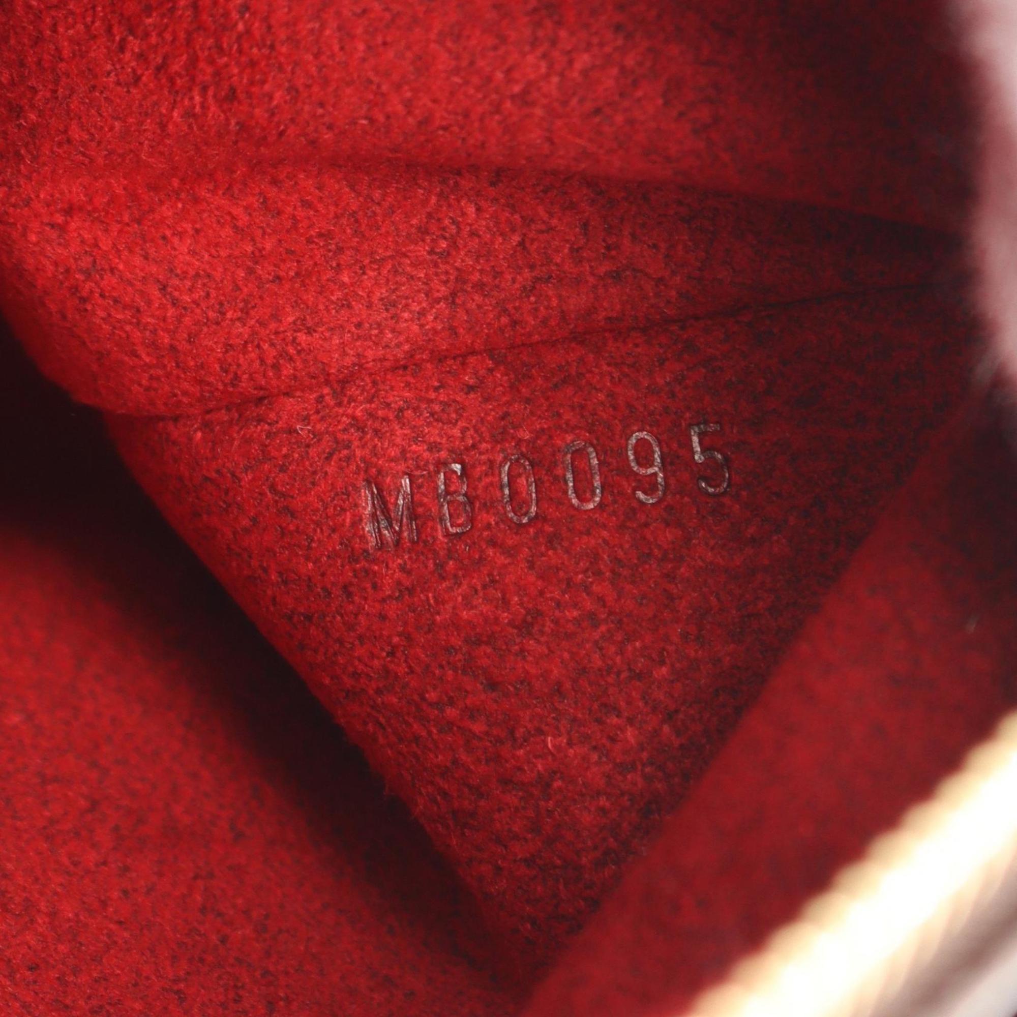 Louis Vuitton Brown Coated Canvas Pvc Monogram Leather Handbag (Pre-Owned)