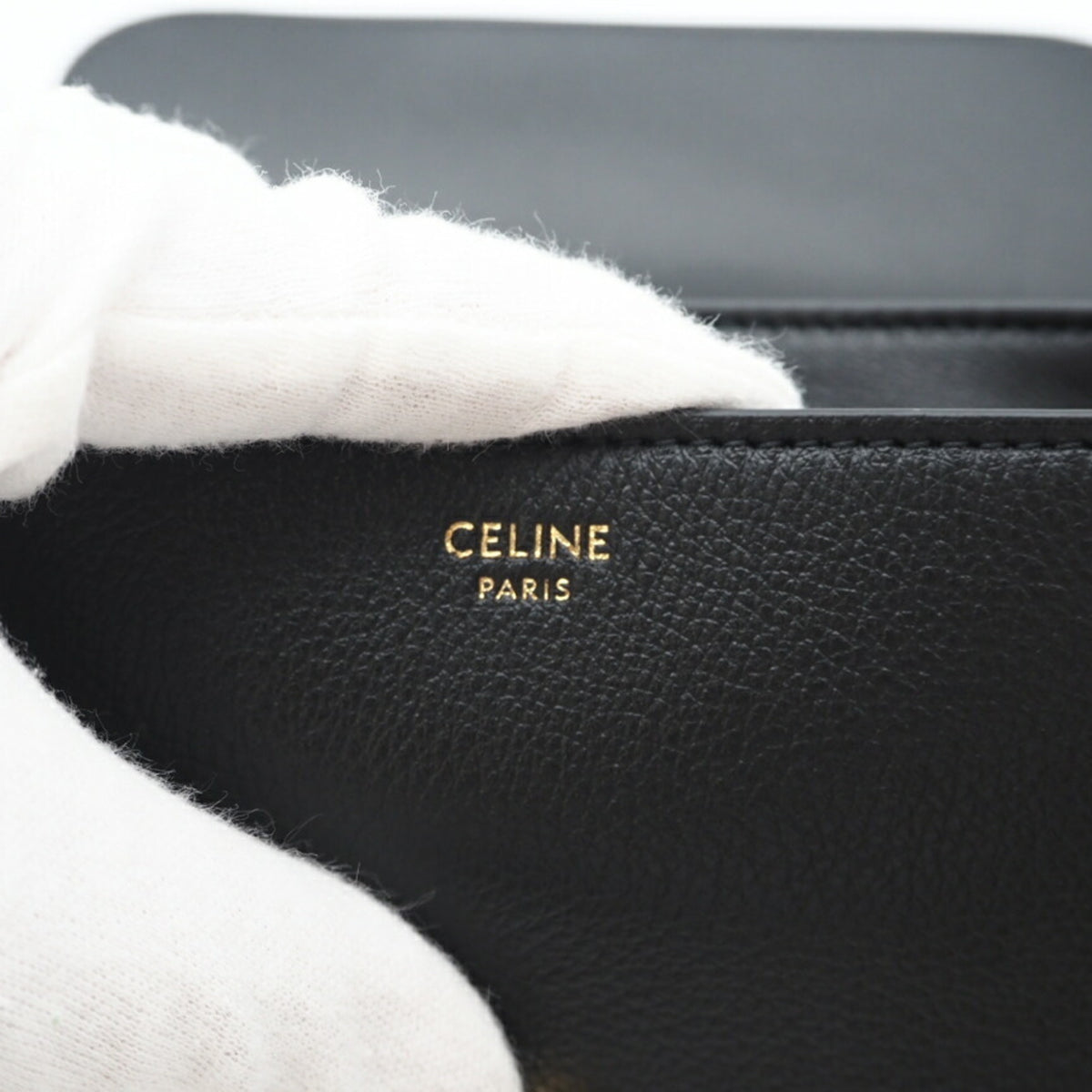 Celine Black Leather Shoulder Bag (Pre-Owned)