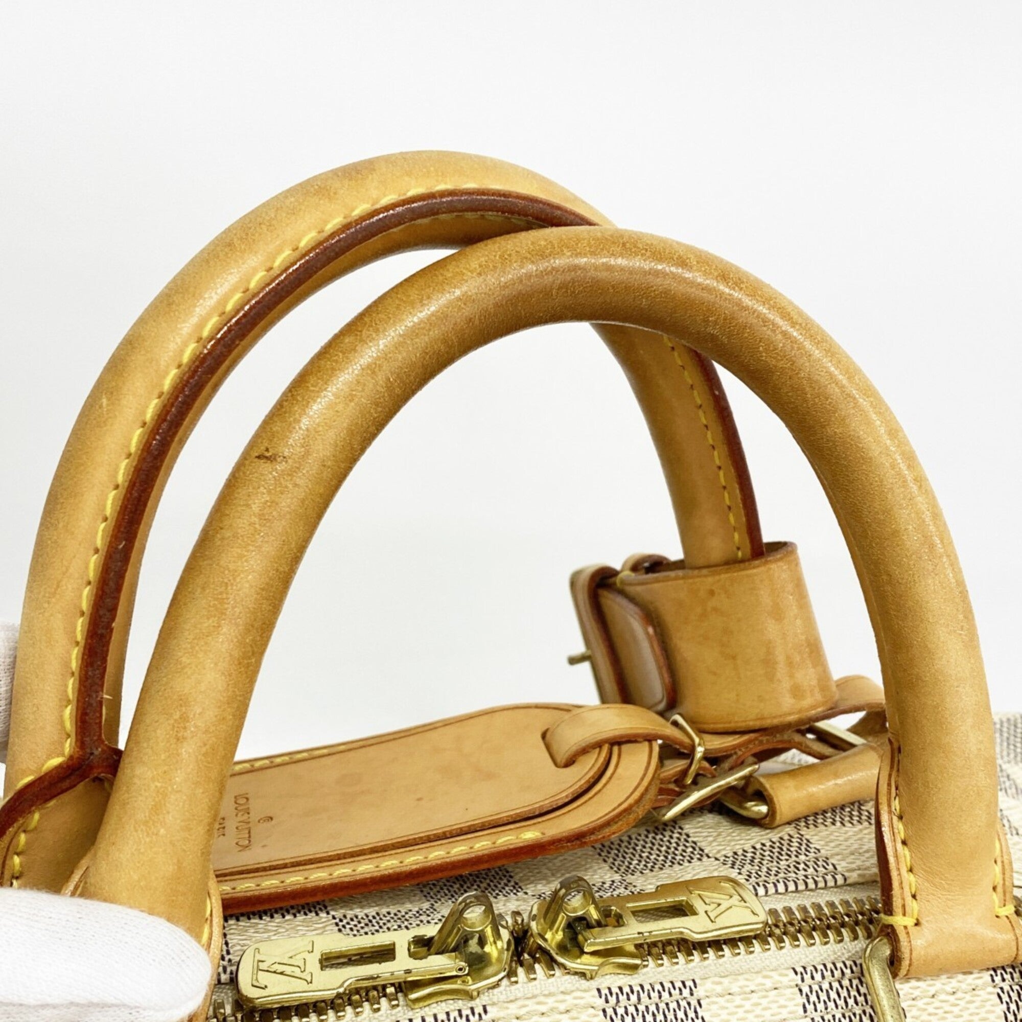 Louis Vuitton White Boston Bag (Pre-Owned)
