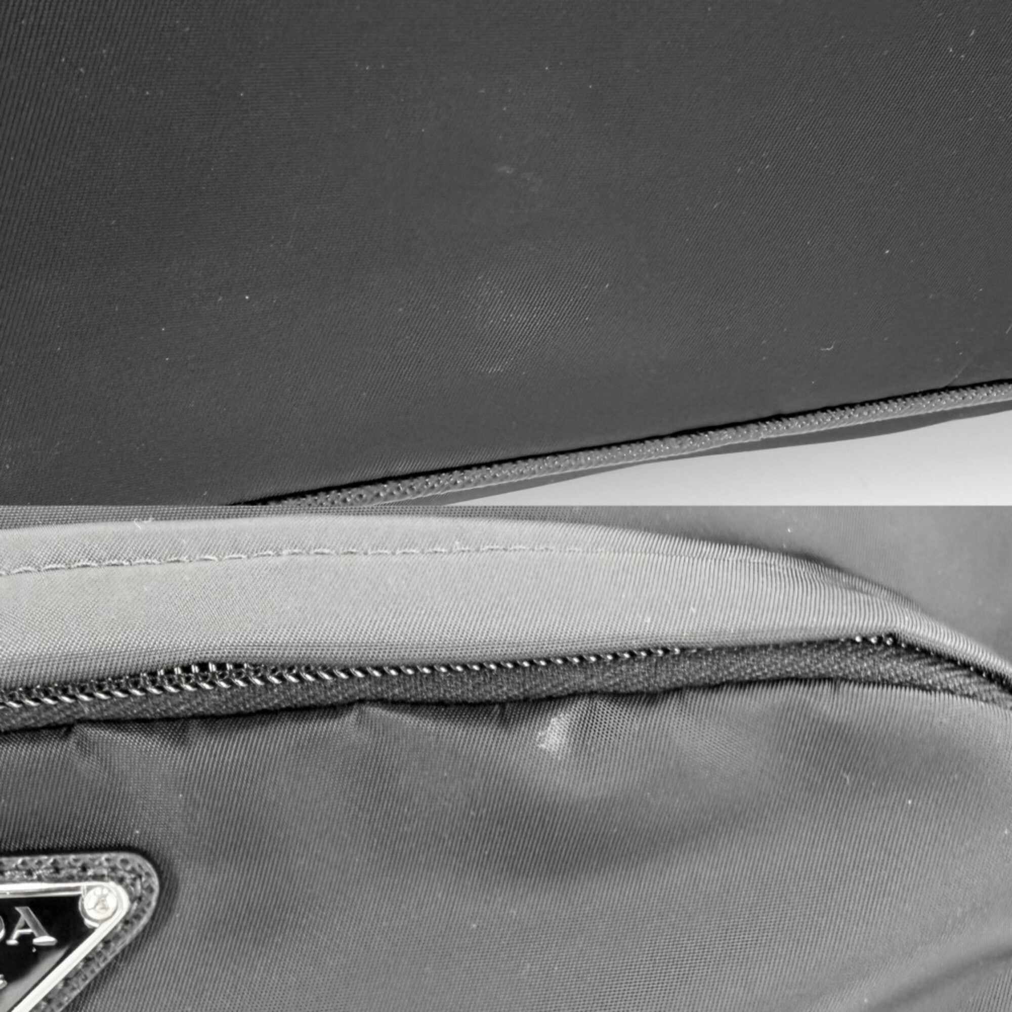 Prada Black Nylon Shoulder Bag (Pre-Owned)