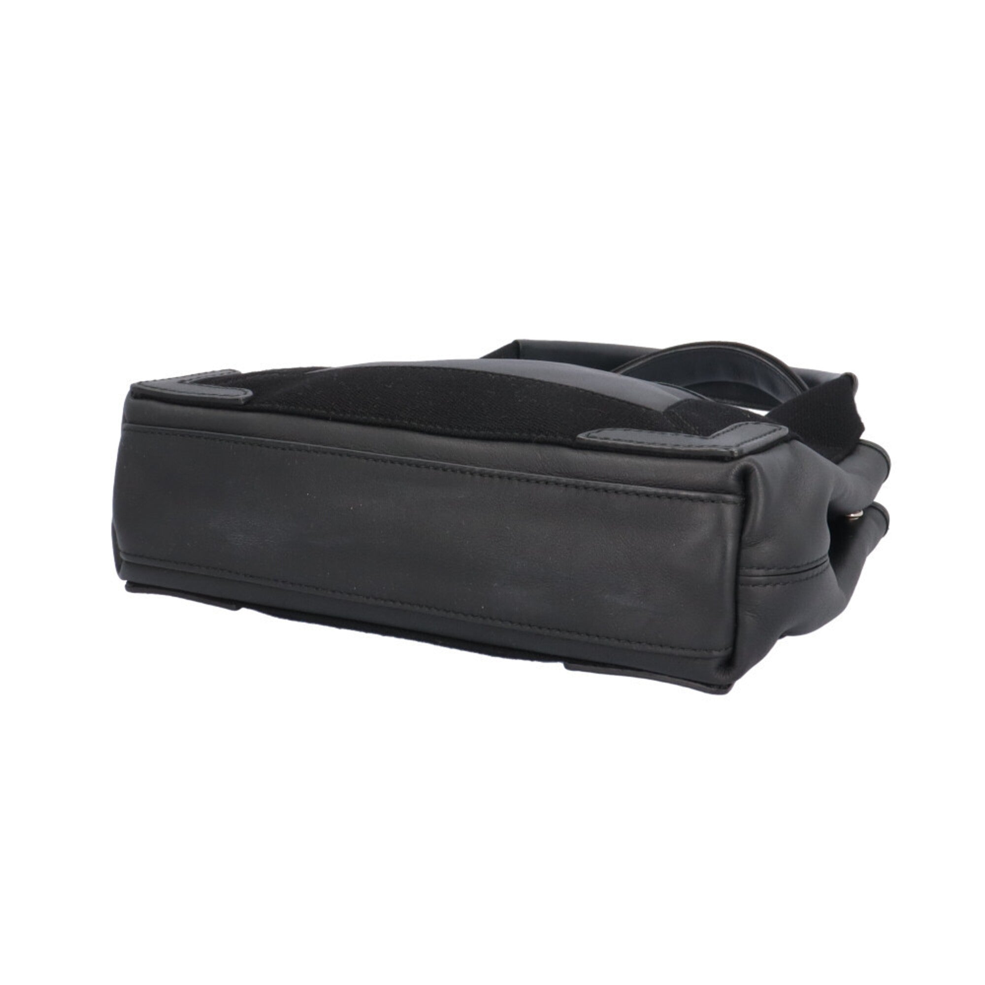 Balenciaga Black Leather Handbag Shoulder Bag (Pre-Owned)