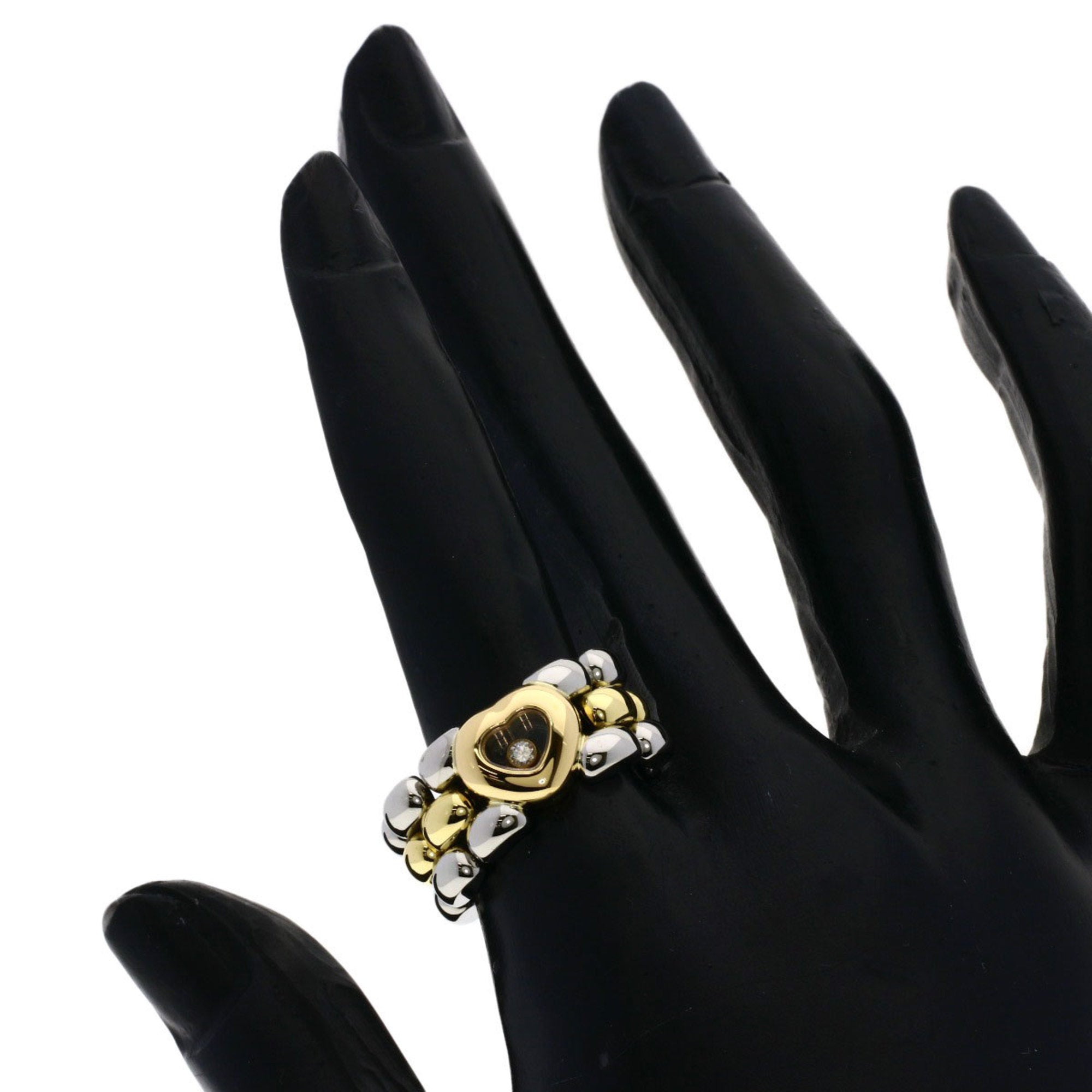 Chopard Yellow Gold (18K) Stainless Steel Band Ring (Pre-Owned)