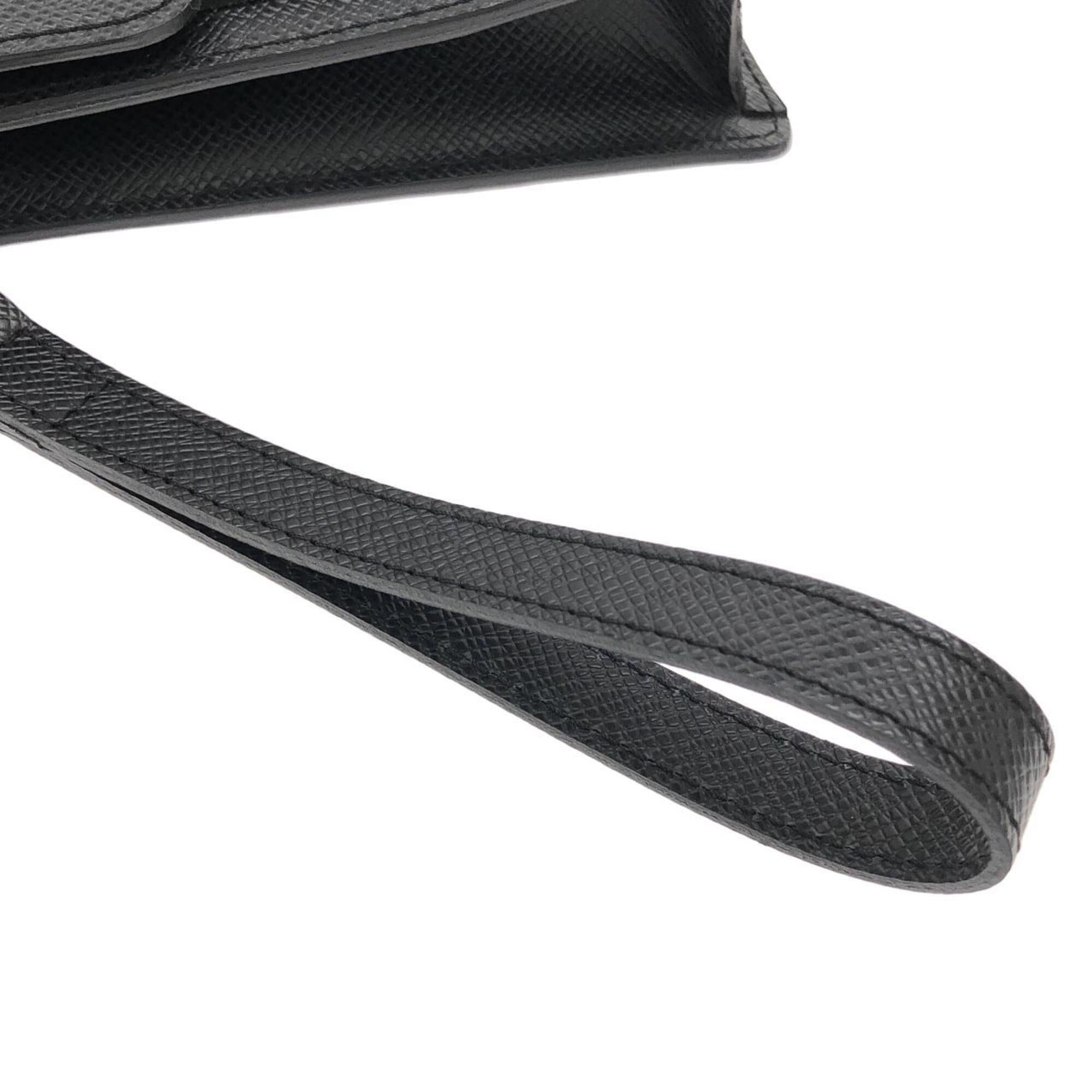 Louis Vuitton Taiga Ardoise Leather Handbag (Pre-Owned)