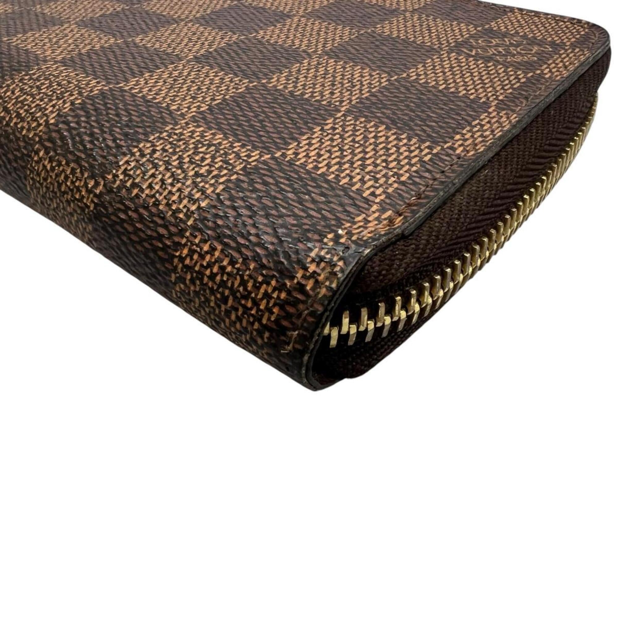 Louis Vuitton Brown Damier Canvas Long Wallet (Bi-Fold) (Pre-Owned)