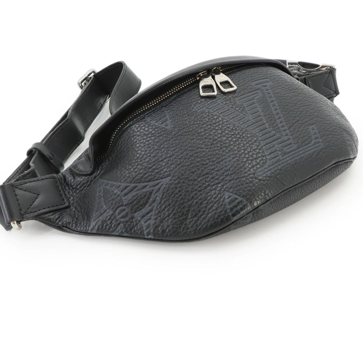 Louis Vuitton Noir Monogram Shadow Fanny Pack Sling Bag (Pre-Owned)