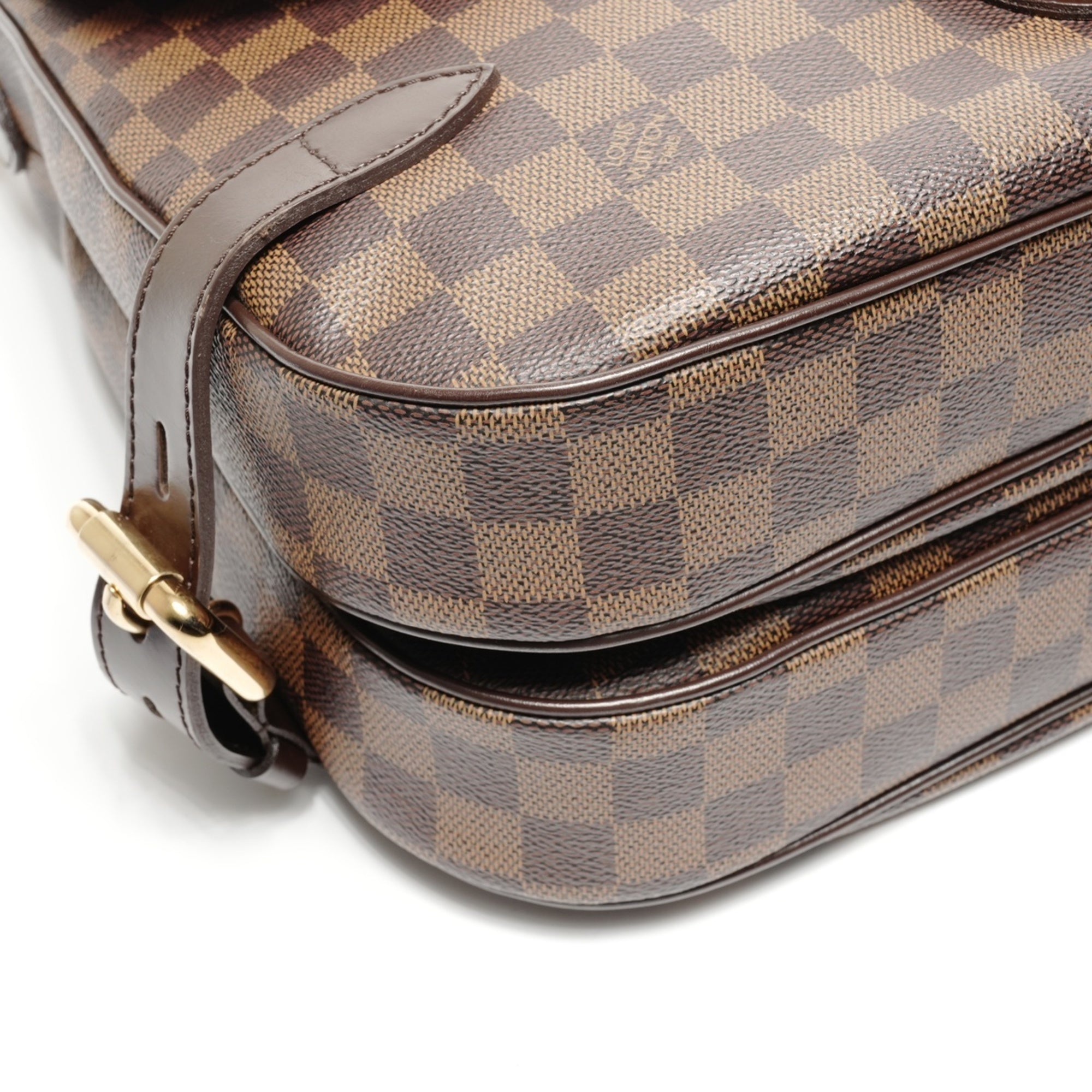 Louis Vuitton Damier Brown Damier Canvas Shoulder Bag (Pre-Owned)