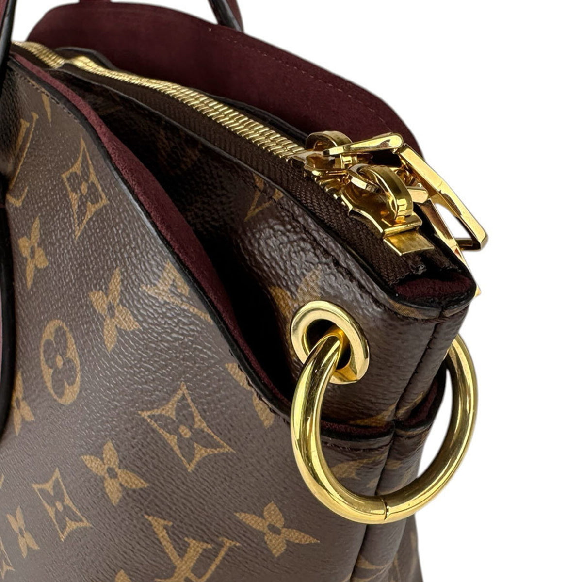 Louis Vuitton Bordeaux Brown Monogram Monogram Handbag Shoulder Bag (Pre-Owned)