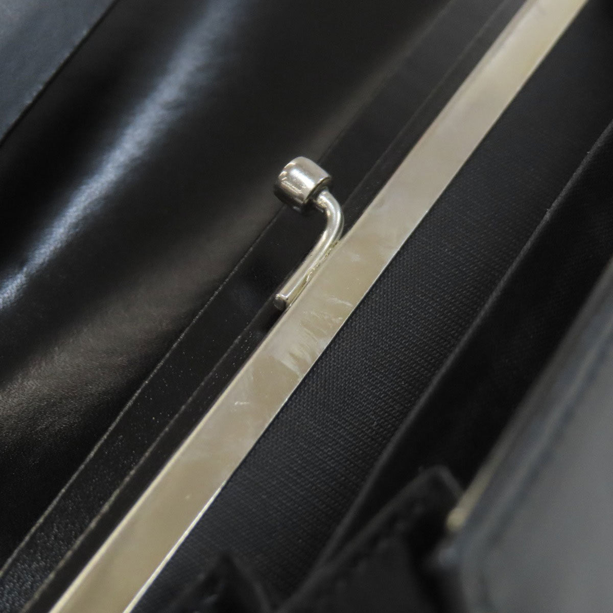 Celine Black Leather Long Wallet (Bi-Fold) (Pre-Owned)