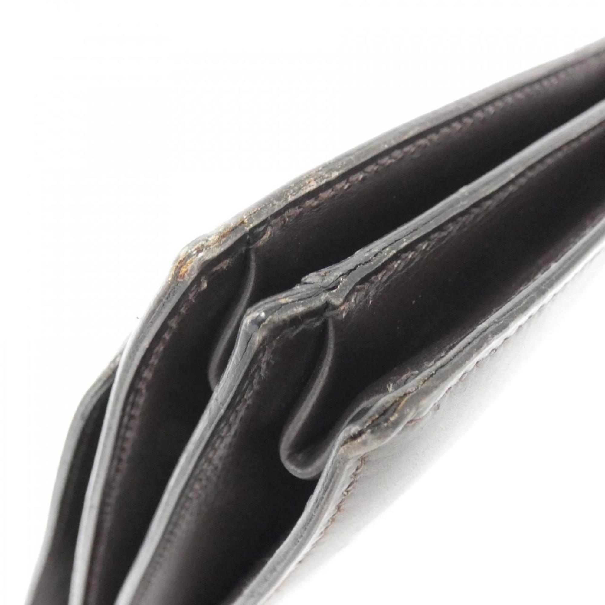 Hermes Ebene Box Calf Leather Shoulder Bag (Pre-Owned)