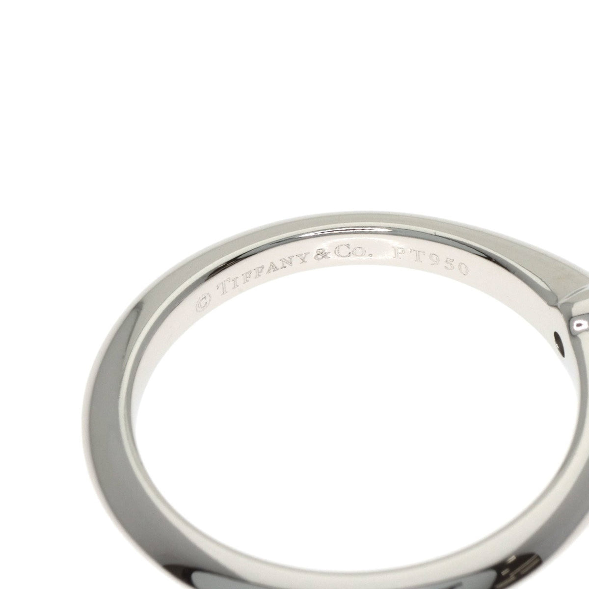 Tiffany Platinum 950 Band Ring (Pre-Owned)