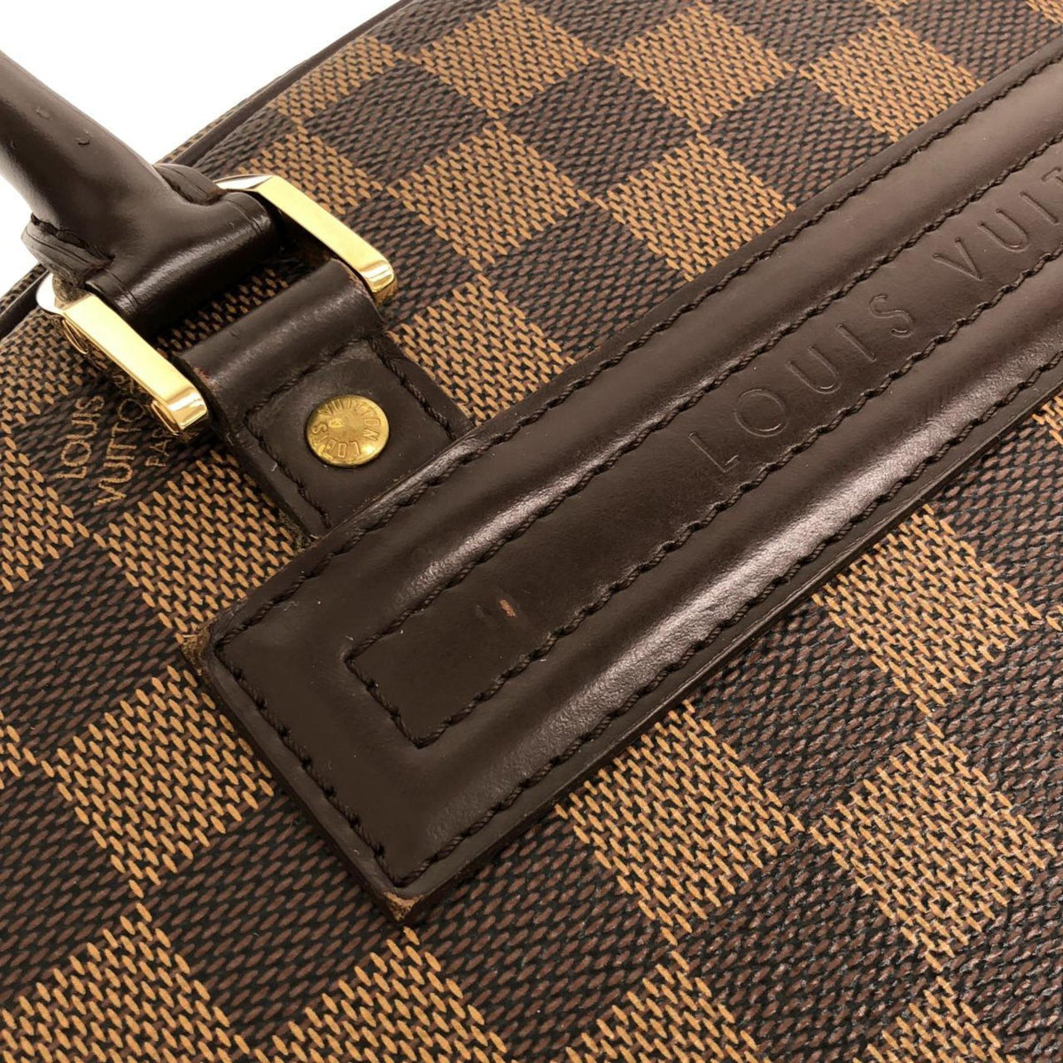 Louis Vuitton Ebene Coated Canvas Handbag (Pre-Owned)