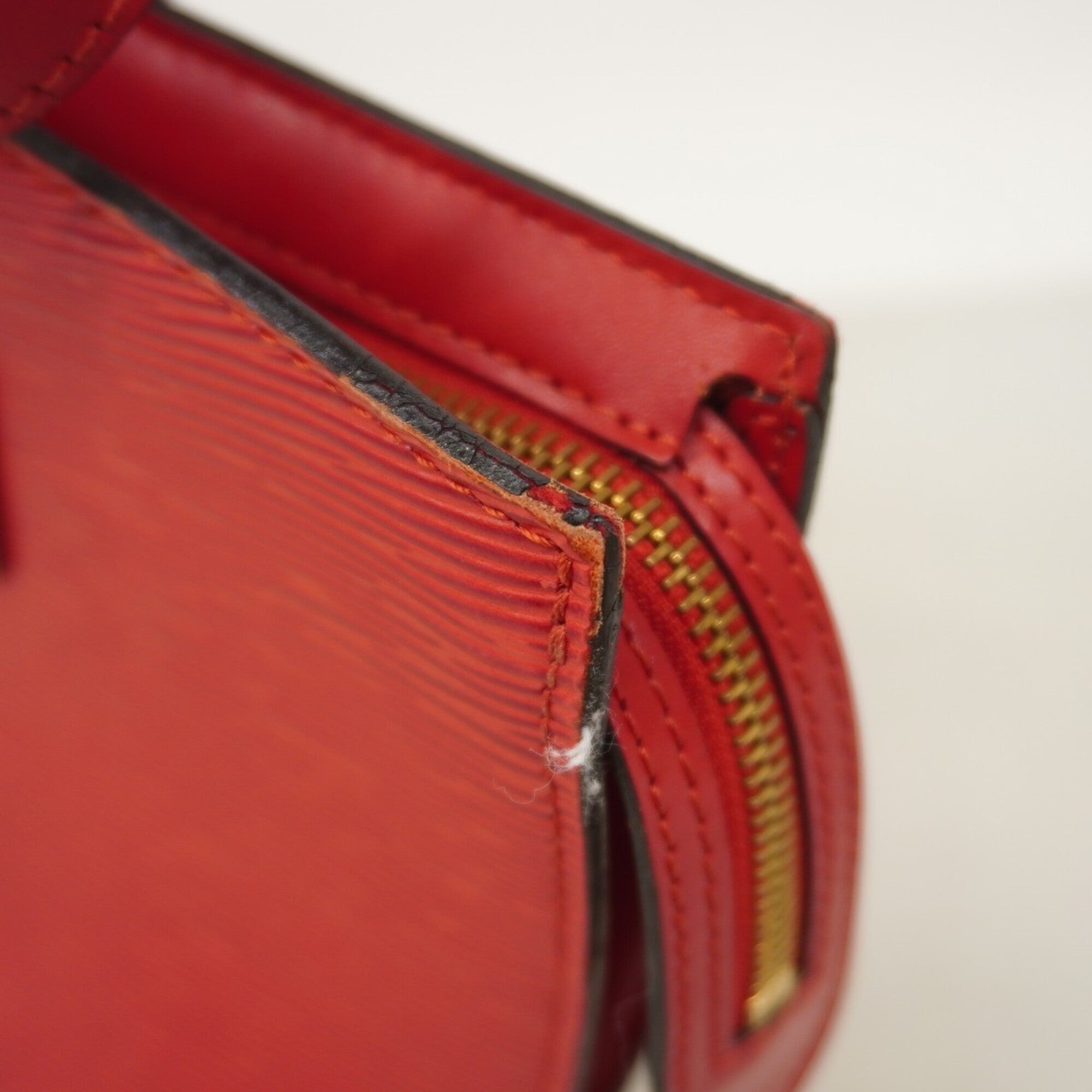 Louis Vuitton Castilian Red Handbag (Pre-Owned)