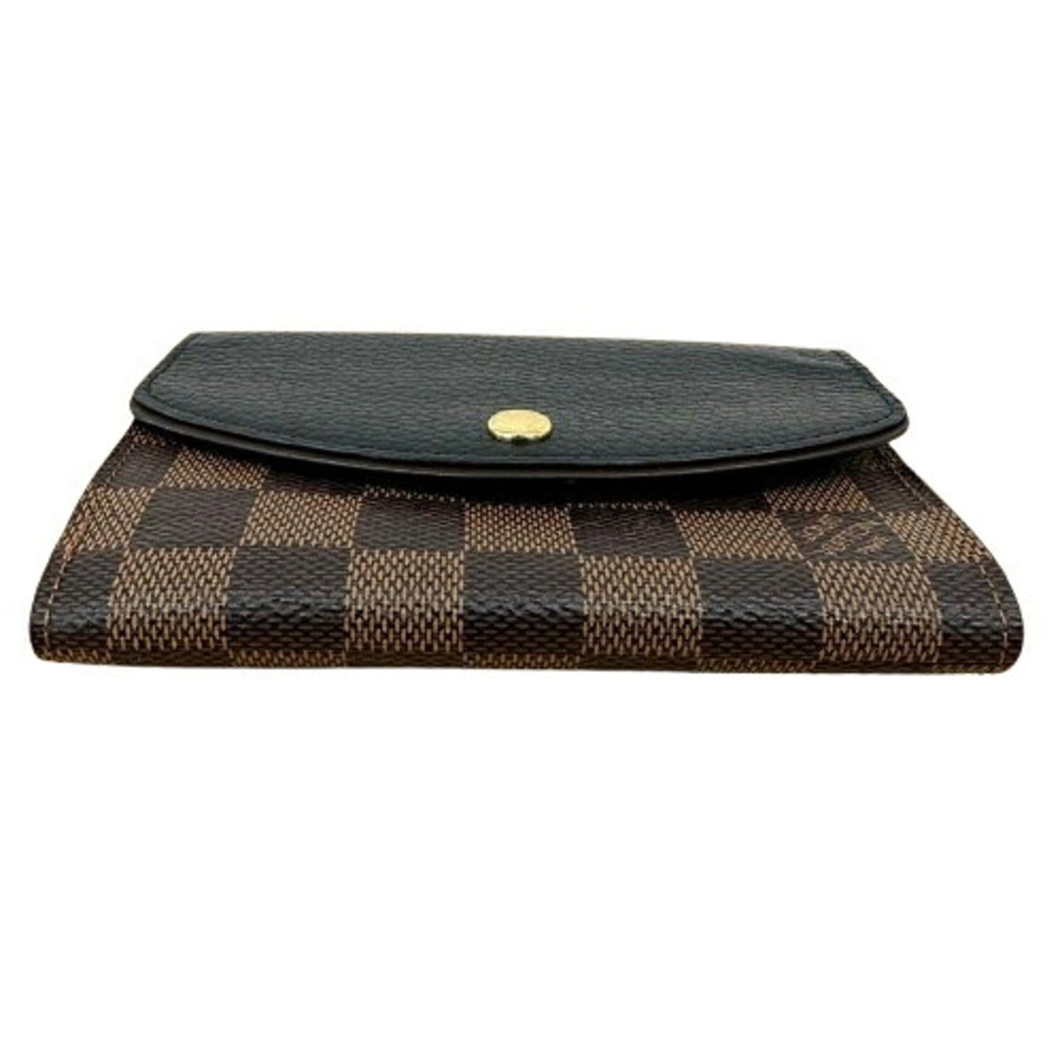 Louis Vuitton Damier Brown Leather Wallet (Bi-Fold) (Pre-Owned)