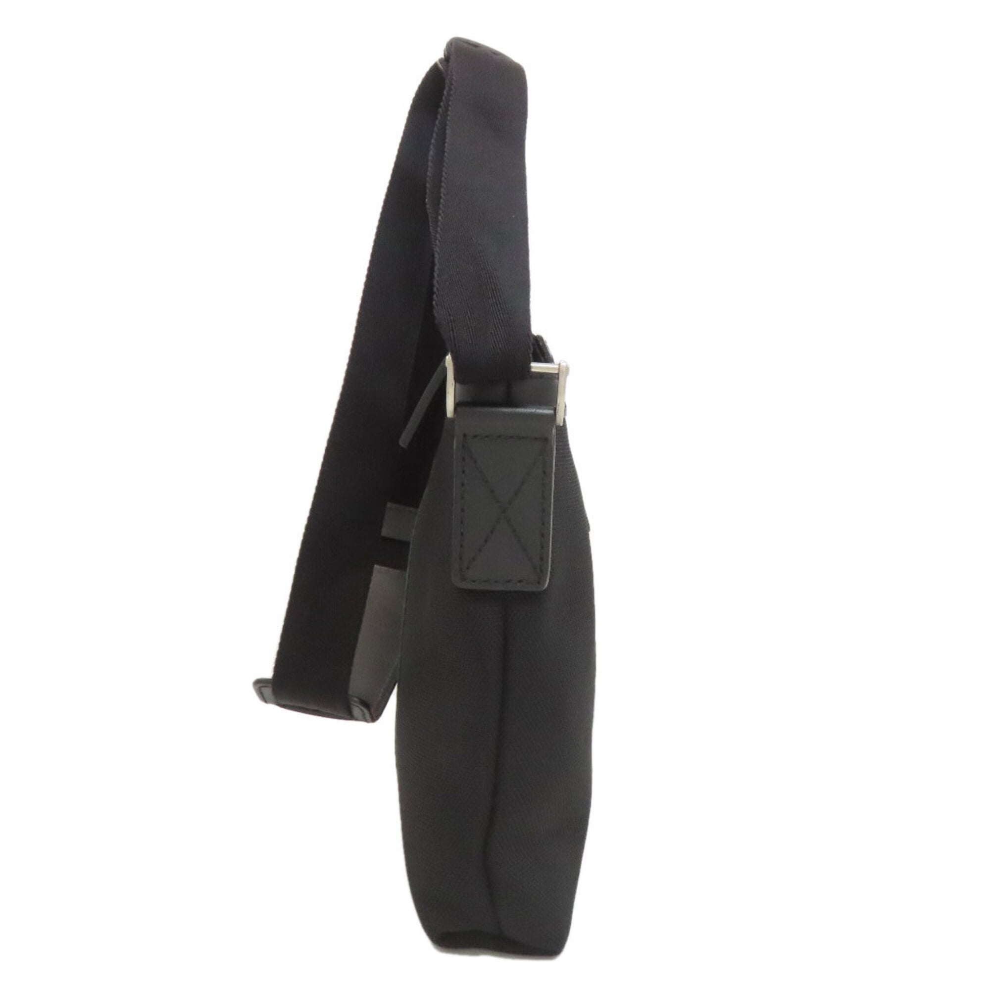 Gucci Black Canvas Shoulder Bag (Pre-Owned)