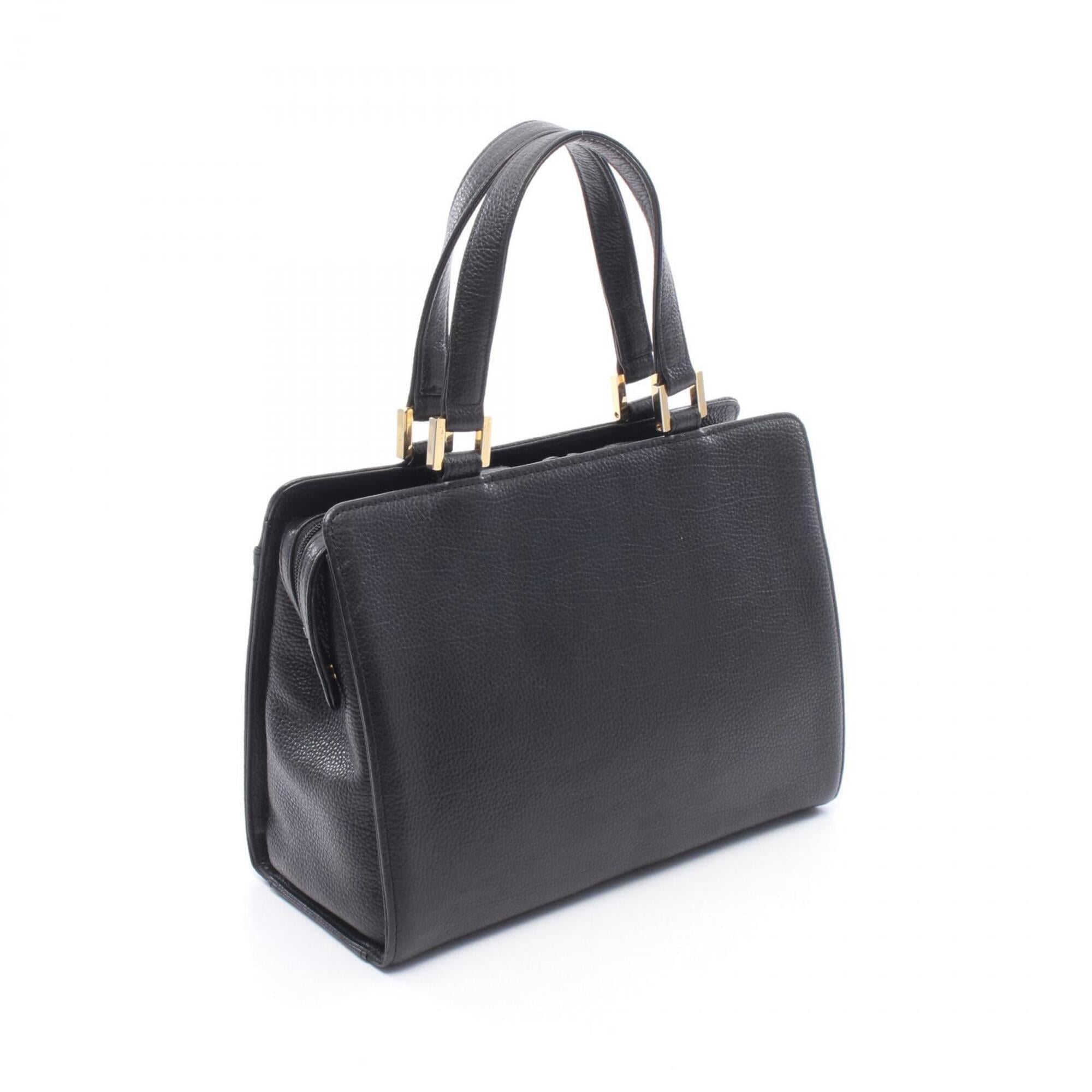 Yves Saint Laurent Black Leather Handbag (Pre-Owned)