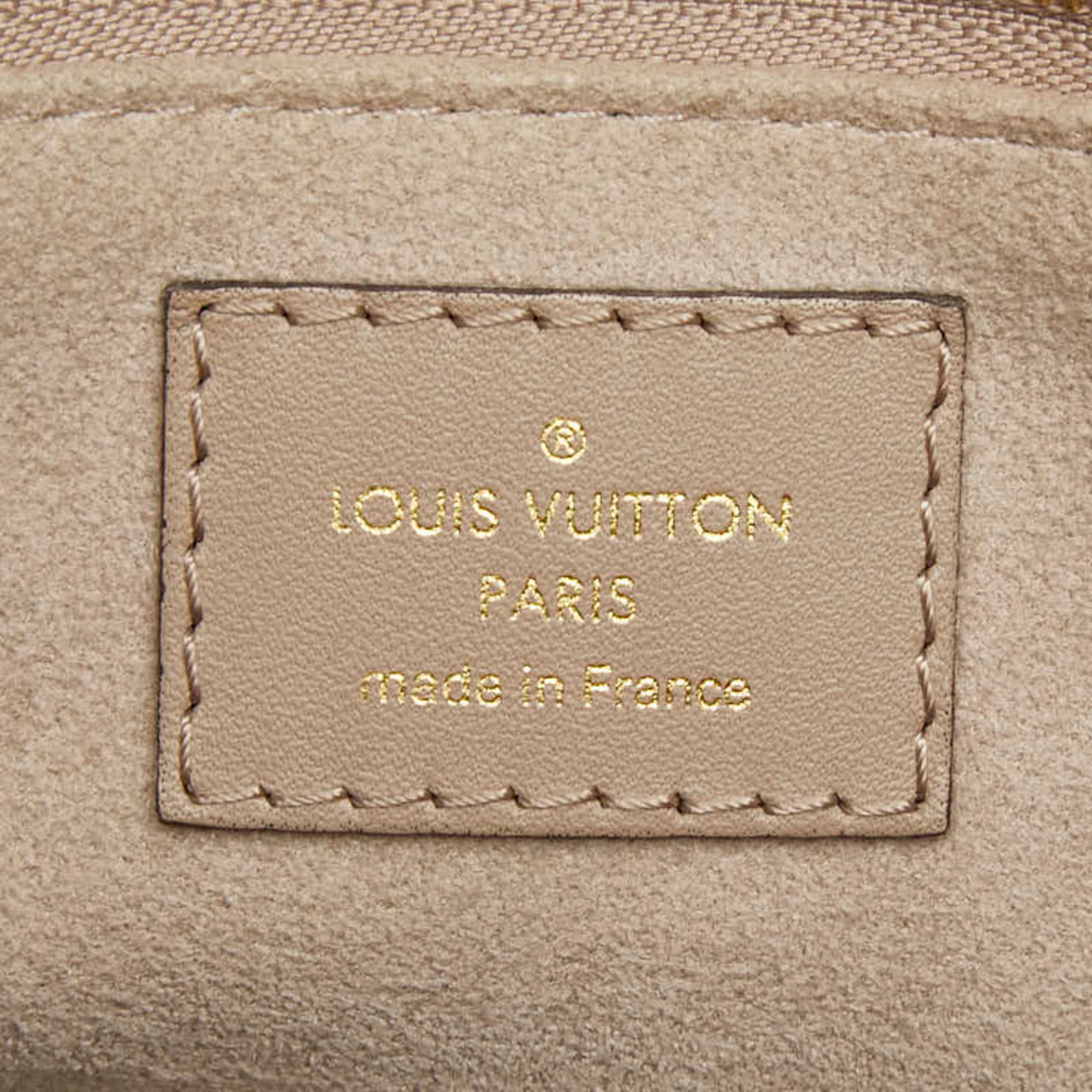 Louis Vuitton Beige Tourterelle Leather Handbag Shoulder Bag (Pre-Owned)