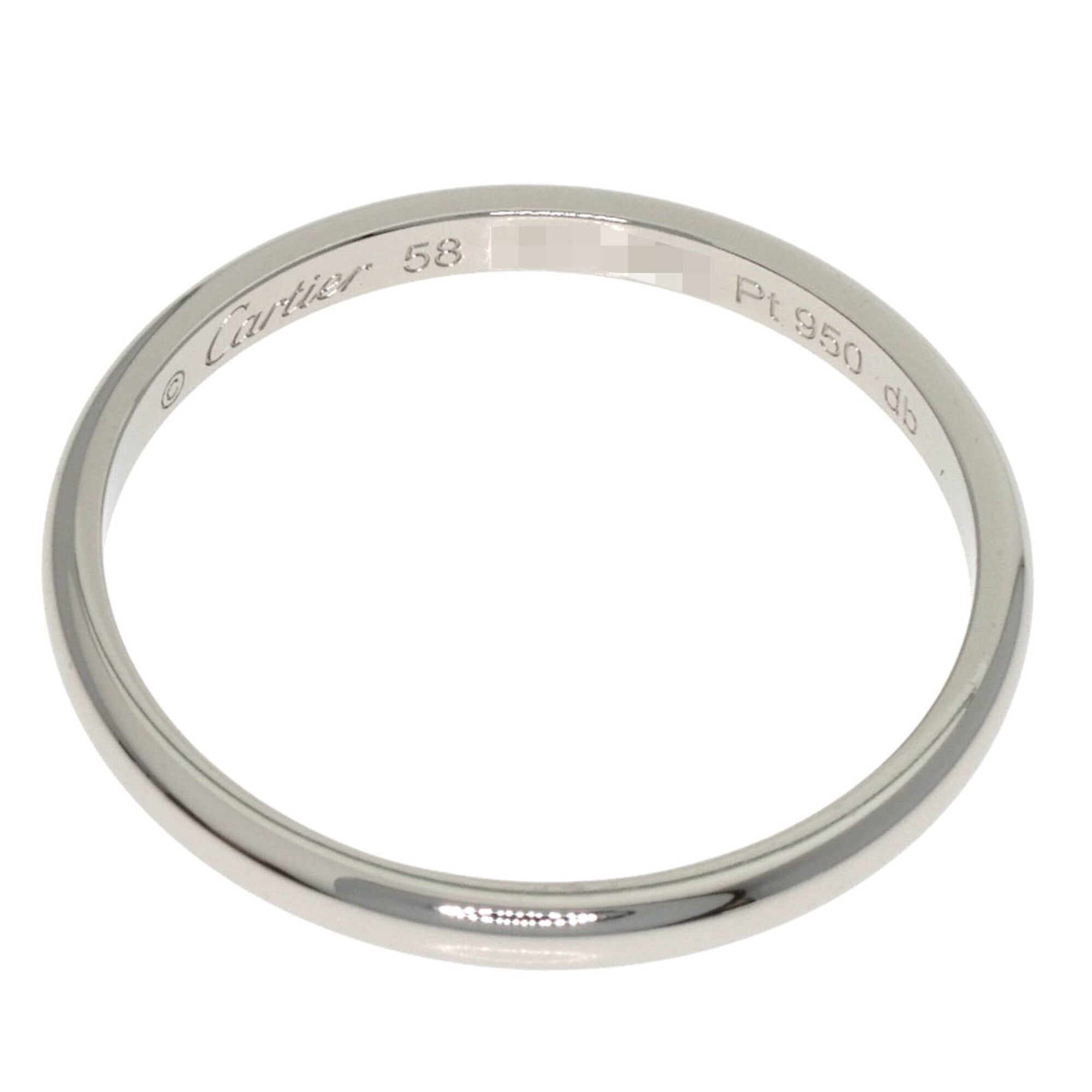 Cartier Platinum 950 Band Ring (Pre-Owned)