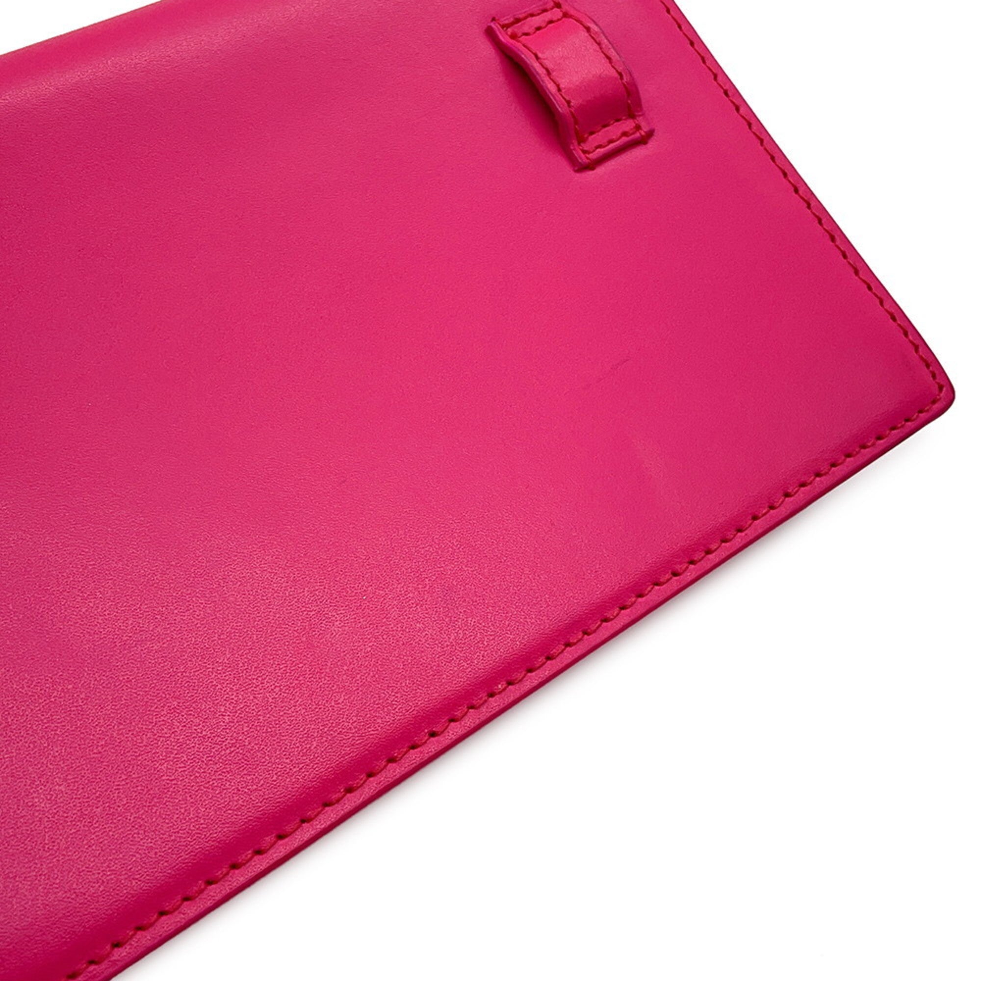 Balenciaga Pink Leather Handbag Pouch Shoulder Bag (Pre-Owned)