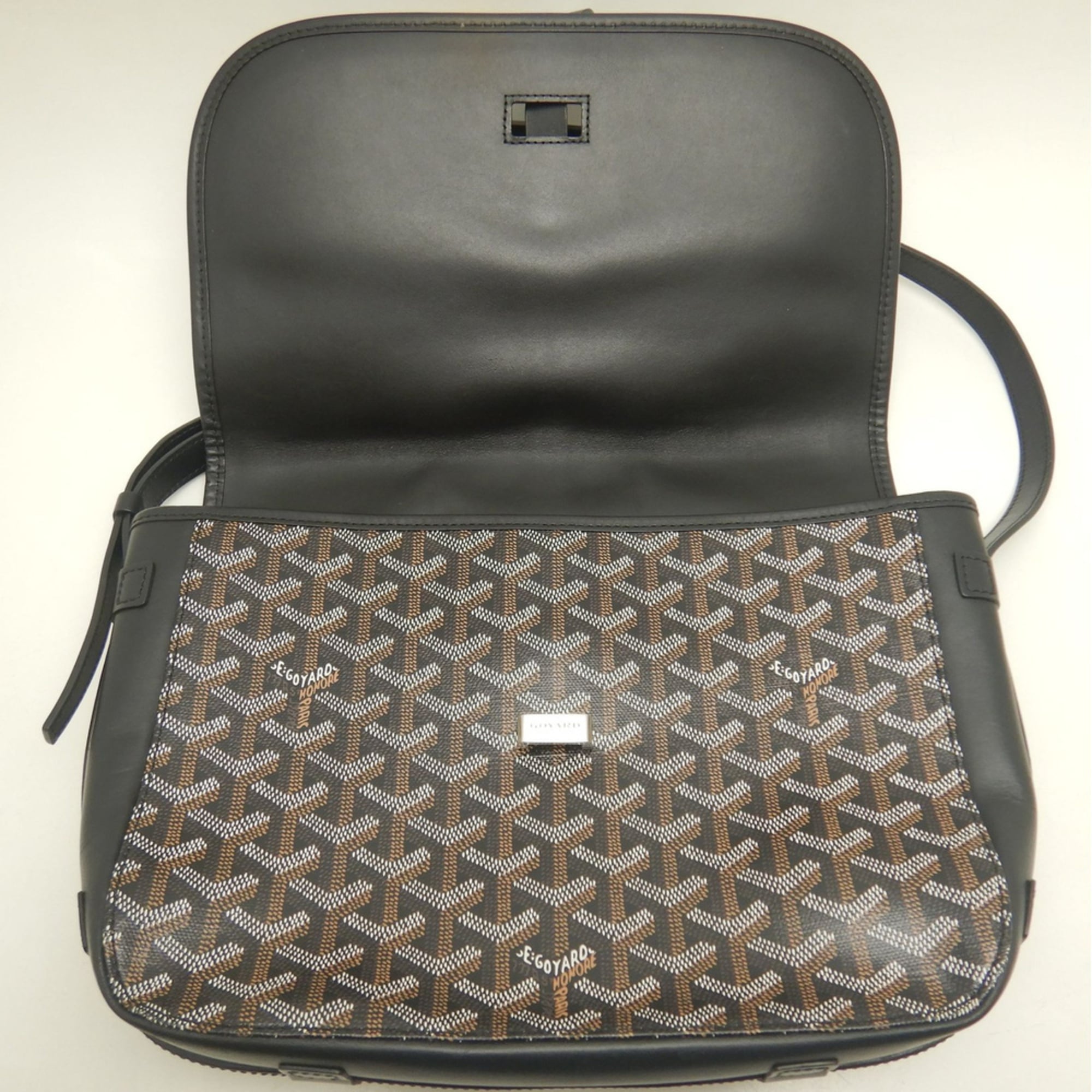Goyard Black Coated Canvas Shoulder Bag (Pre-Owned)