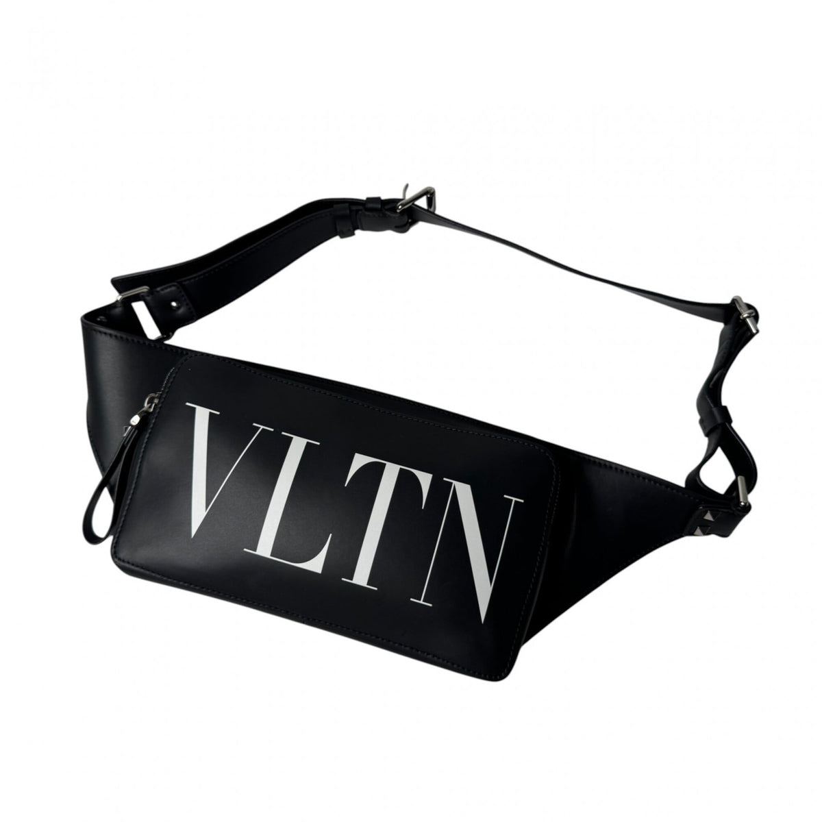Valentino Garavani Black Leather Sling Bag (Pre-Owned)