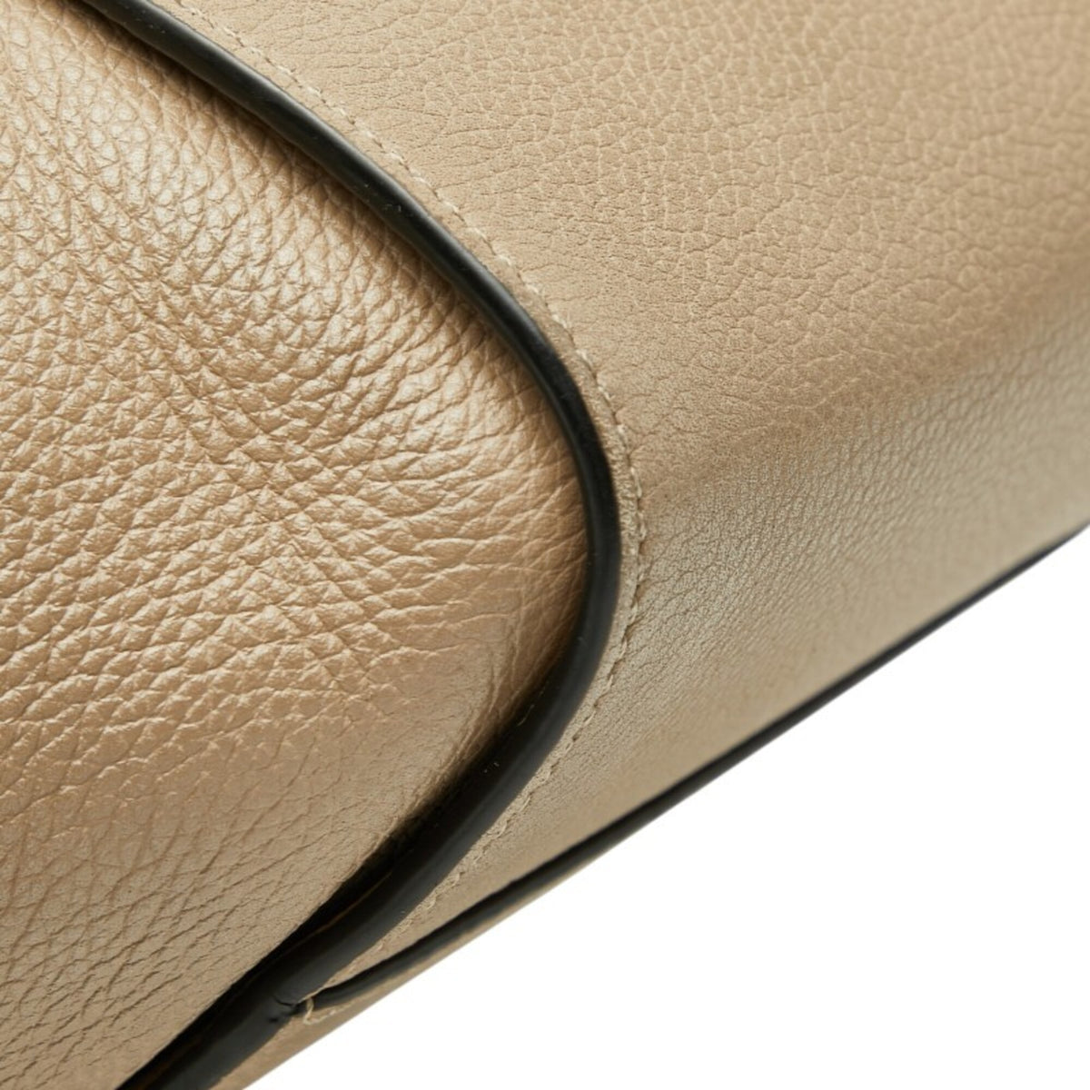 Loewe Beige Leather Handbag Shoulder Bag (Pre-Owned)