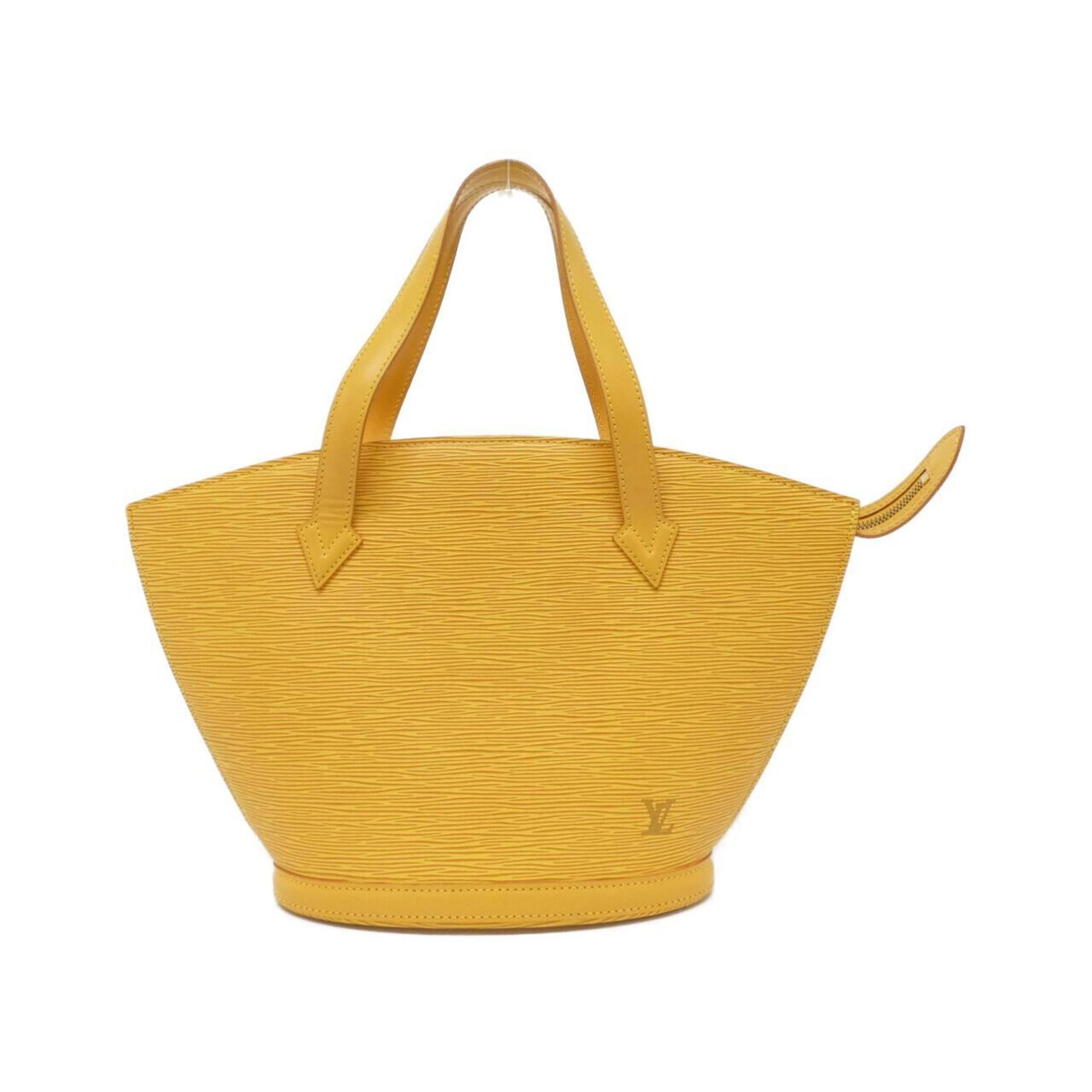 Louis Vuitton Yellow Leather Handbag (Pre-Owned)