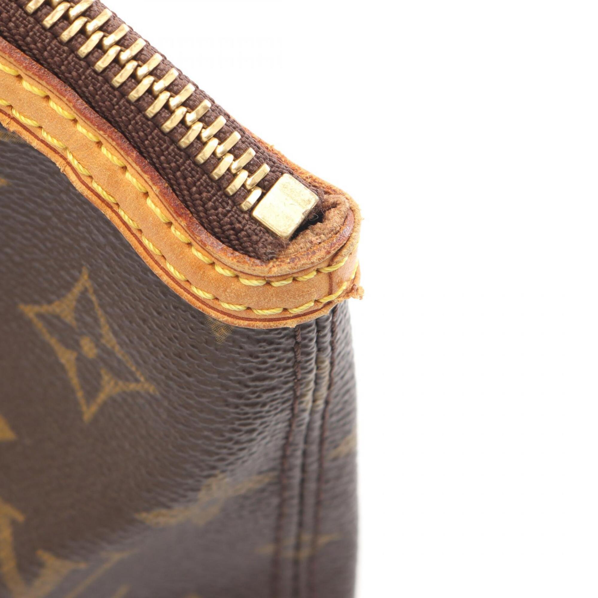 Louis Vuitton Brown Pvc Leather Handbag (Pre-Owned)