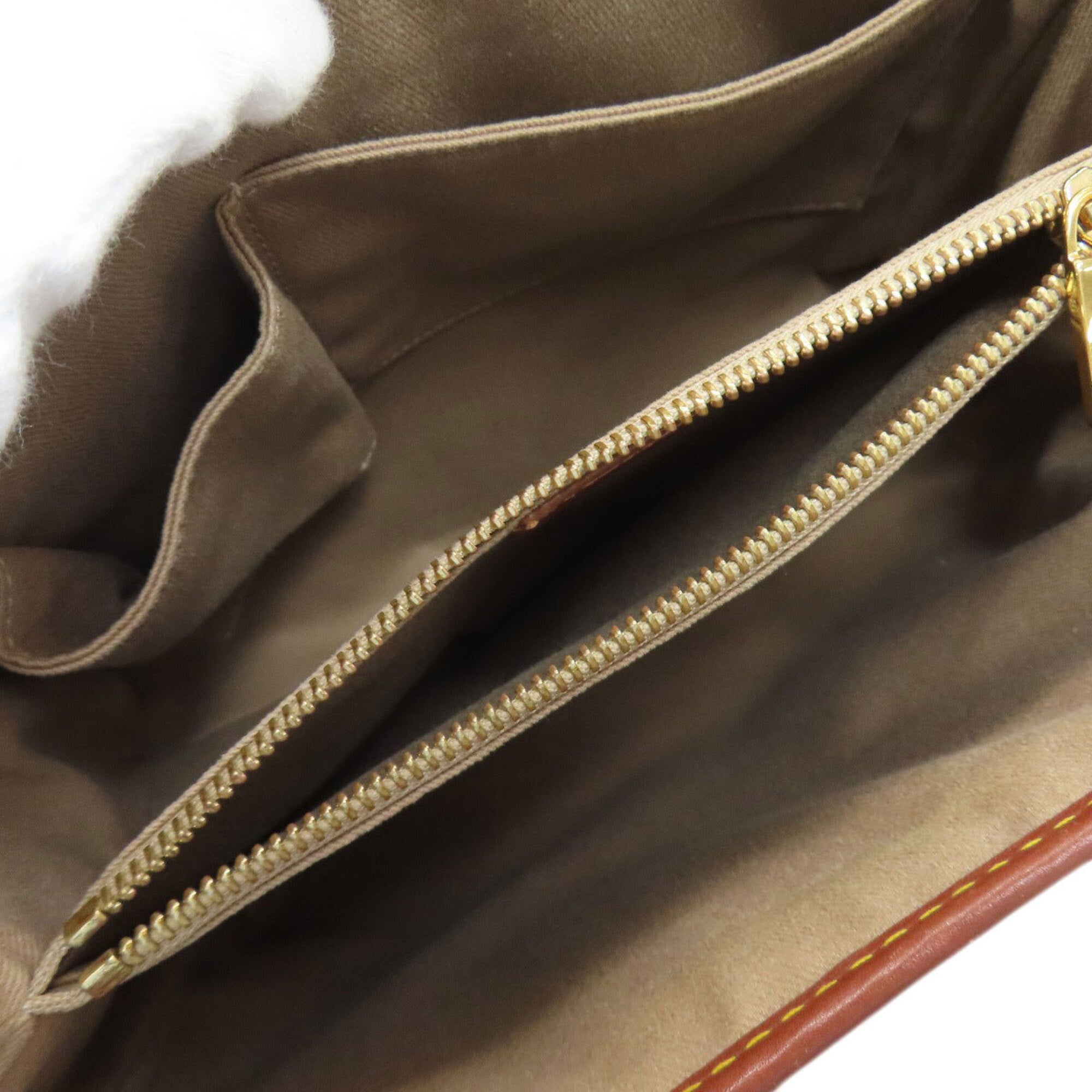 Celine Macadam Brown Canvas Handbag (Pre-Owned)