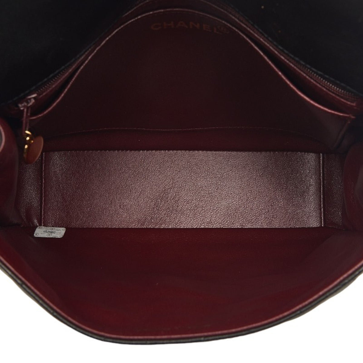 Chanel Black Leather Handbag (Pre-Owned)