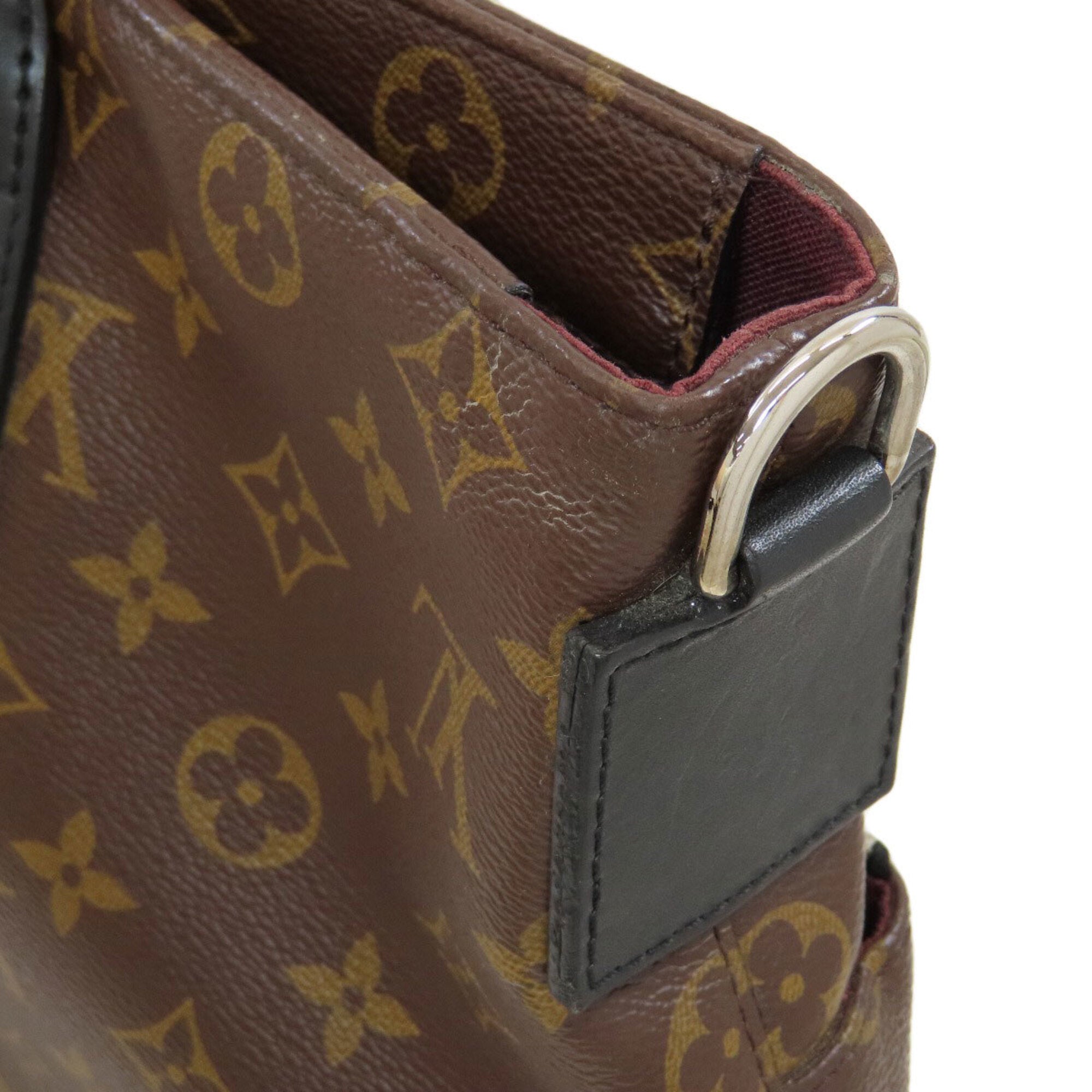 Louis Vuitton Monogram Macassar Black Brown Monogram Briefcase (Pre-Owned)