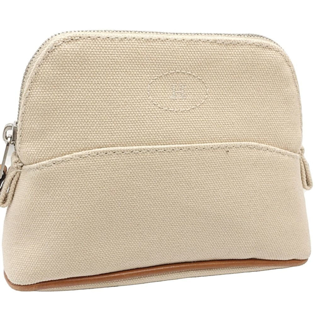 Hermes Beige Cotton Pouch (Pre-Owned)