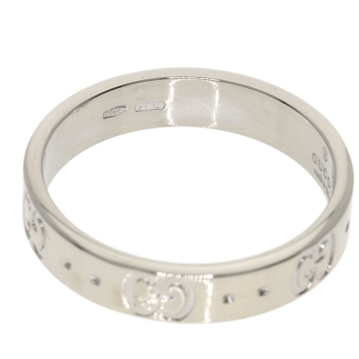 Gucci White Gold (18K) Band Ring (Pre-Owned)