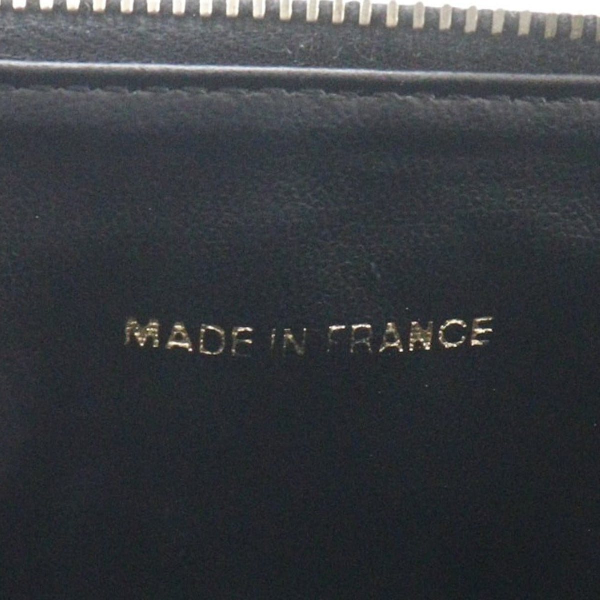 Chanel Black Caviar Leather Handbag Pouch (Pre-Owned)