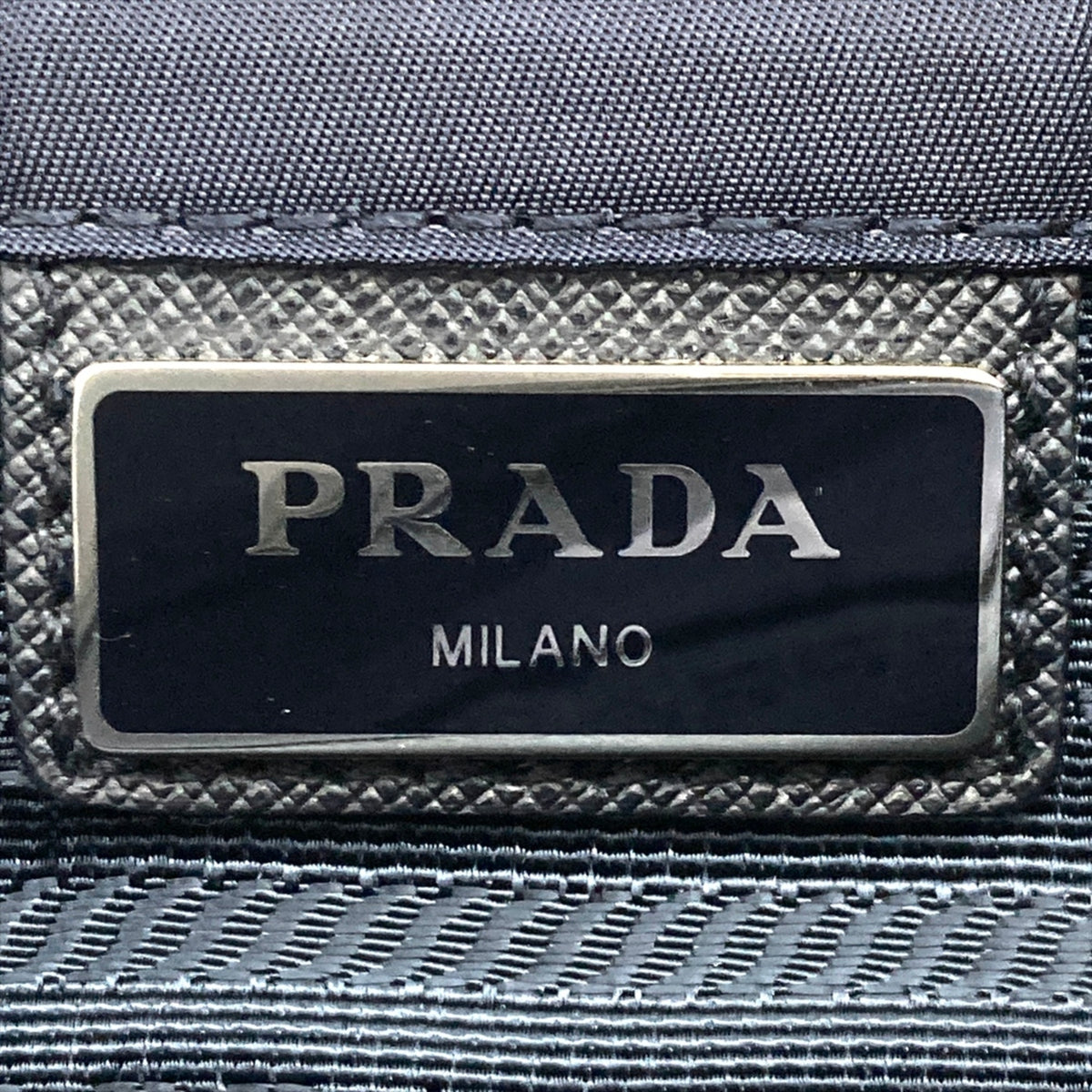 Prada Navy Nylon Shoulder Bag (Pre-Owned)