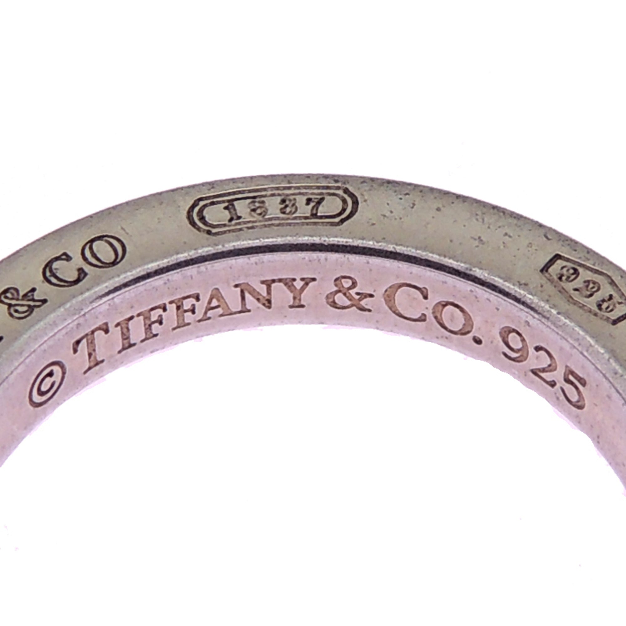 Tiffany Silver 925 Band Ring (Pre-Owned)