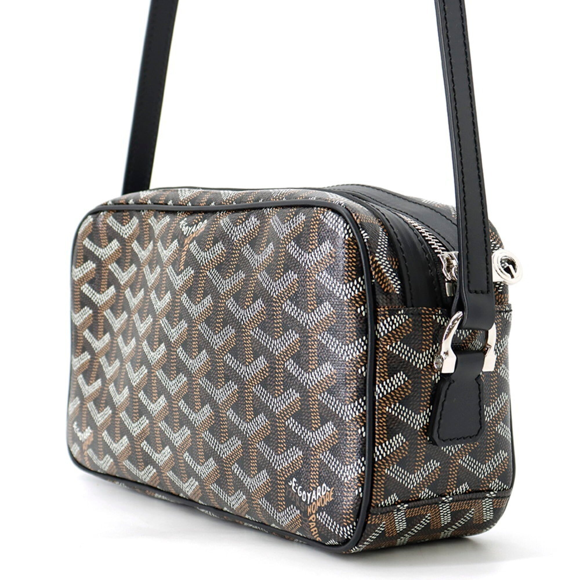 Goyard Black Leather Pvc Shoulder Bag (Pre-Owned)