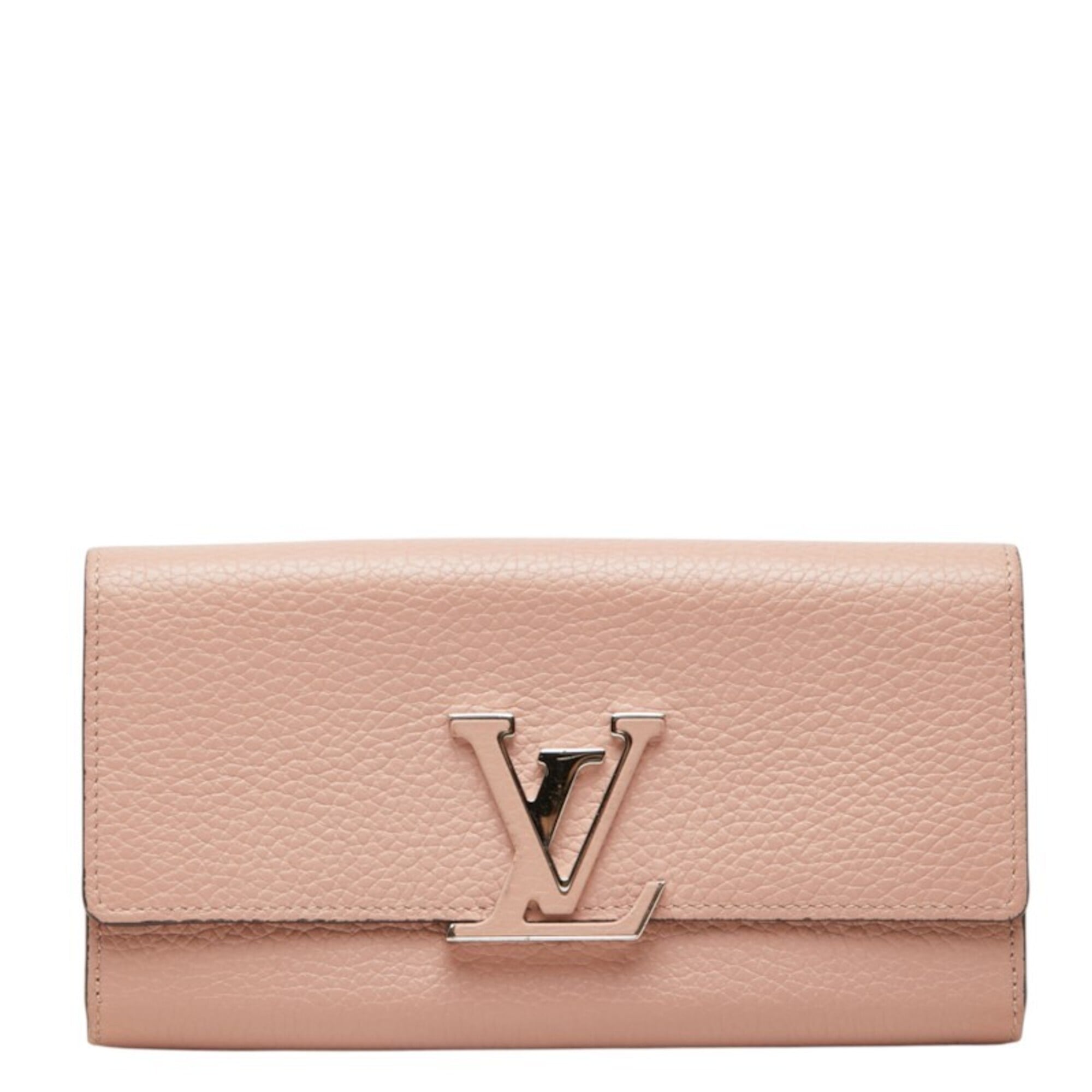 Louis Vuitton Magnolia Pink Long Wallet (Tri-Fold) (Pre-Owned)