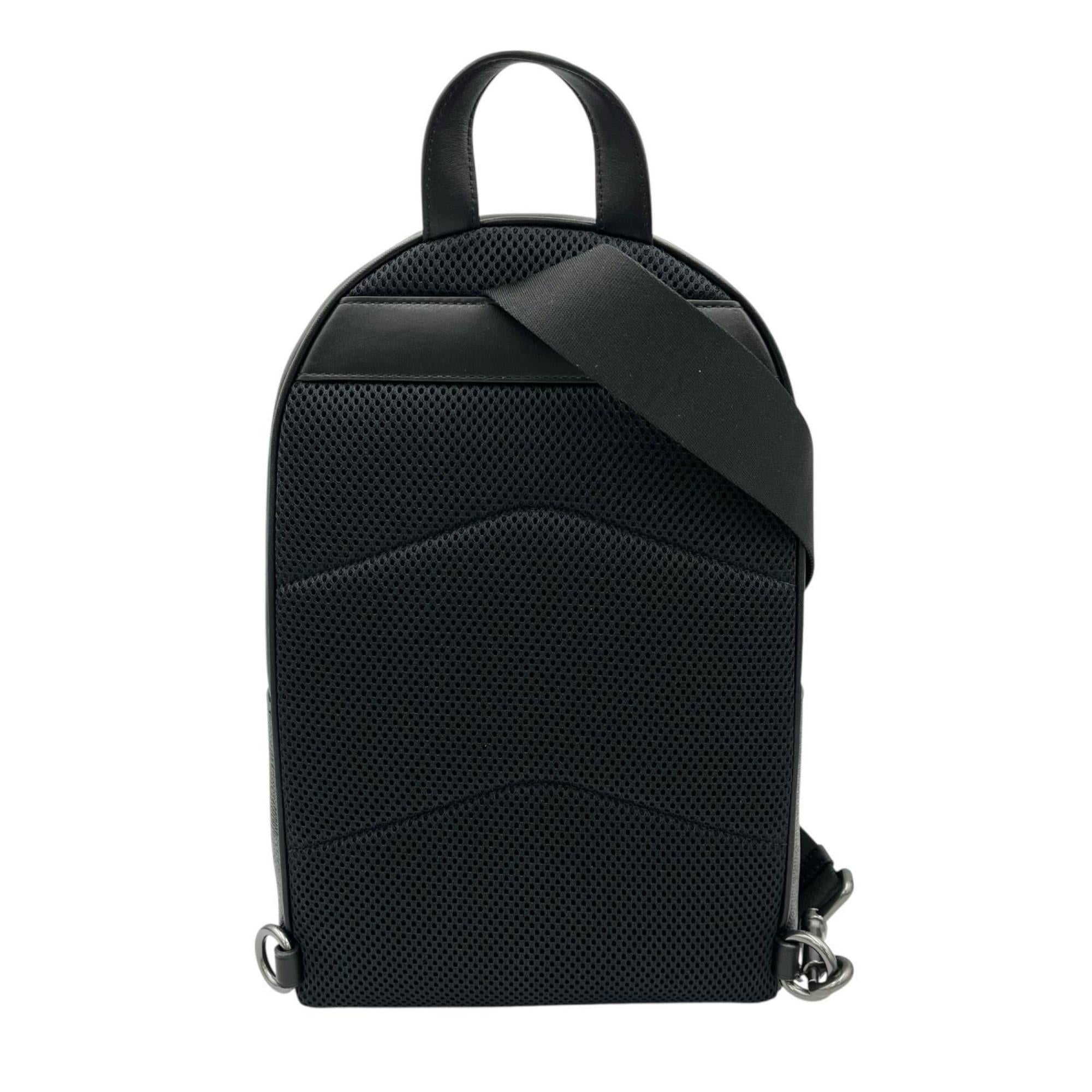Coach Black Coated Canvas Sling Bag (Pre-Owned)