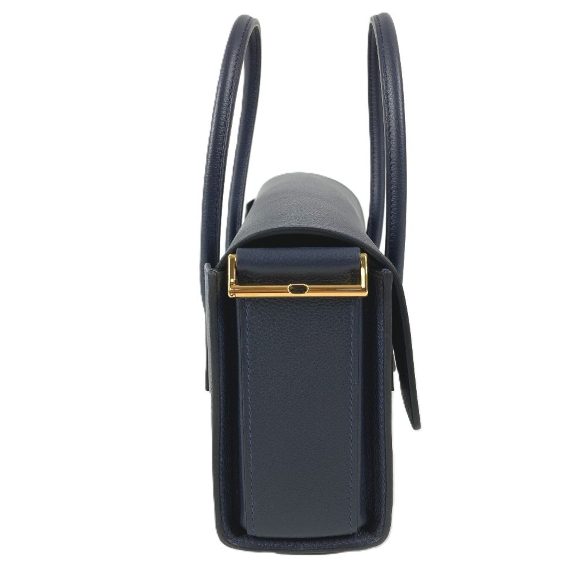 Hermes Drag Navy Shoulder Bag (Pre-Owned)