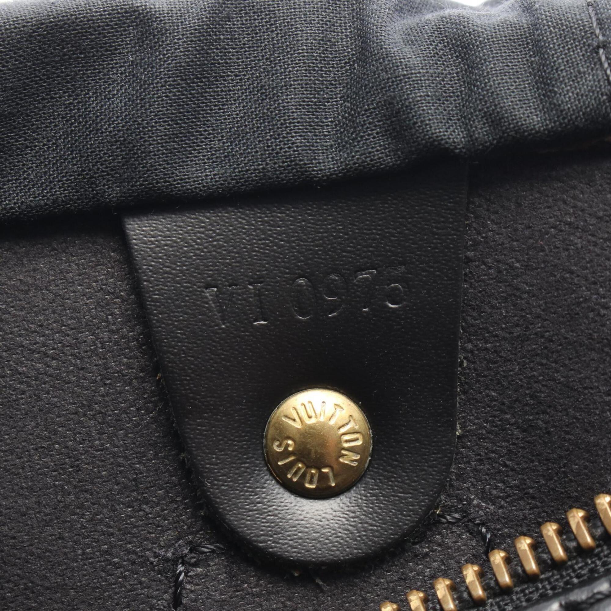 Louis Vuitton Black Noir Epi Leather Handbag (Pre-Owned)