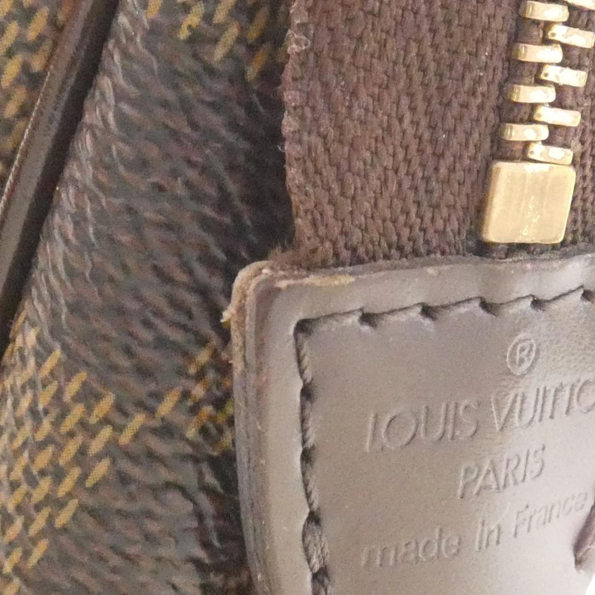 Louis Vuitton Ebene Coated Canvas Shoulder Bag (Pre-Owned)