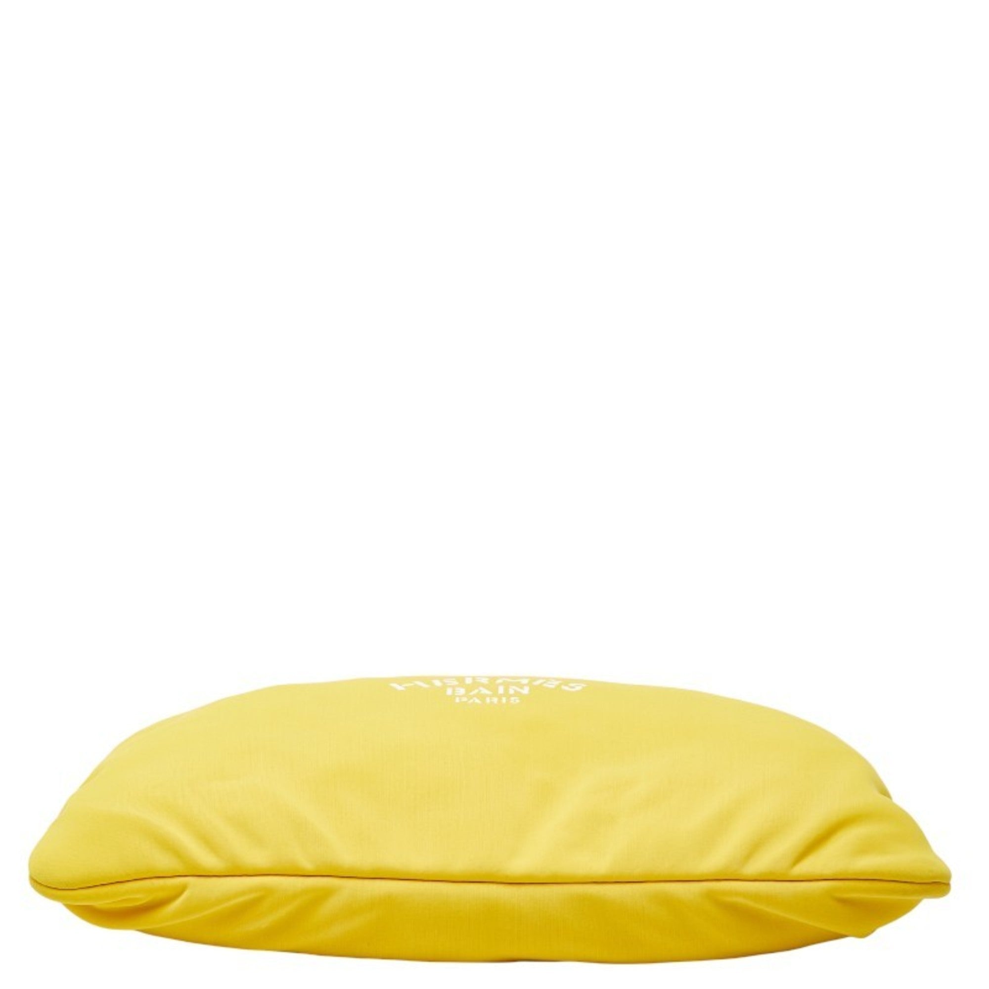 Hermes Yellow Polyamide Clutch Bag Pouch (Pre-Owned)