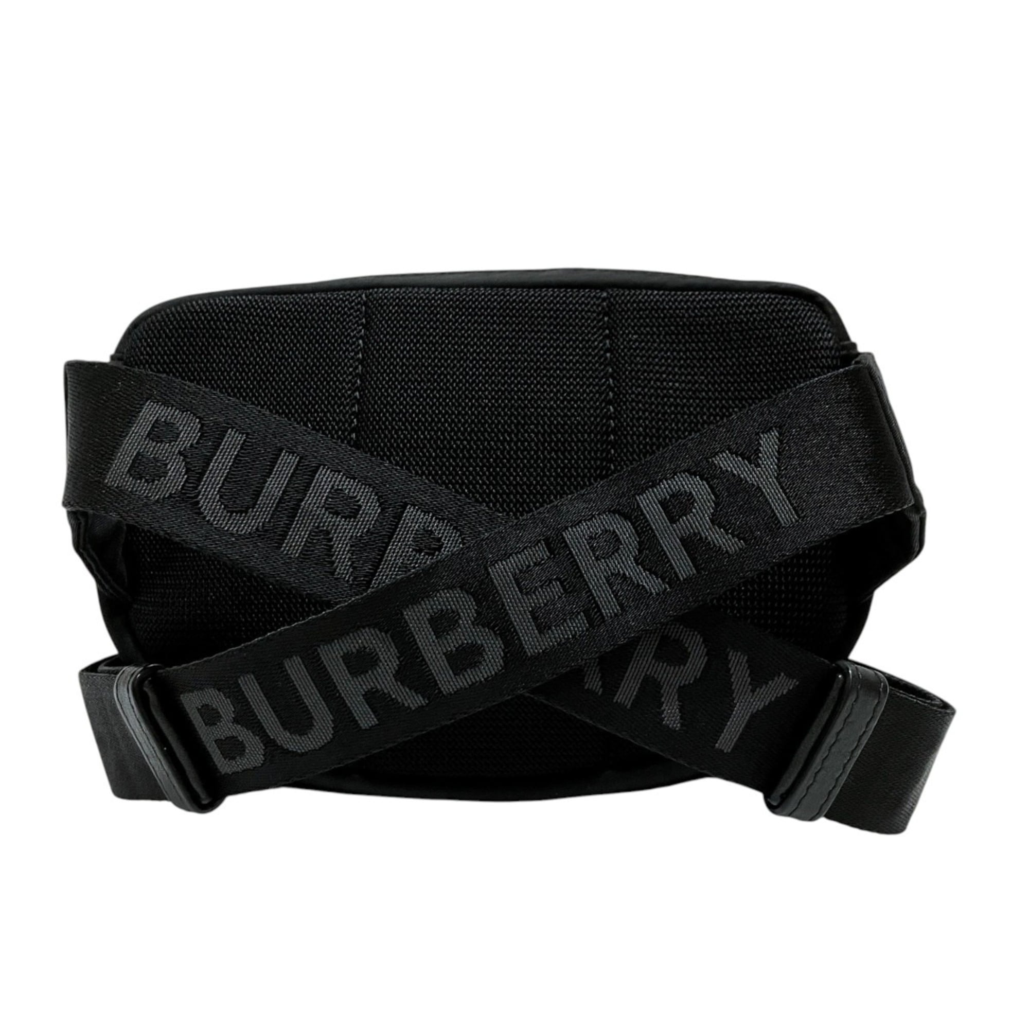 Burberry Black Canvas Fanny Pack (Pre-Owned)