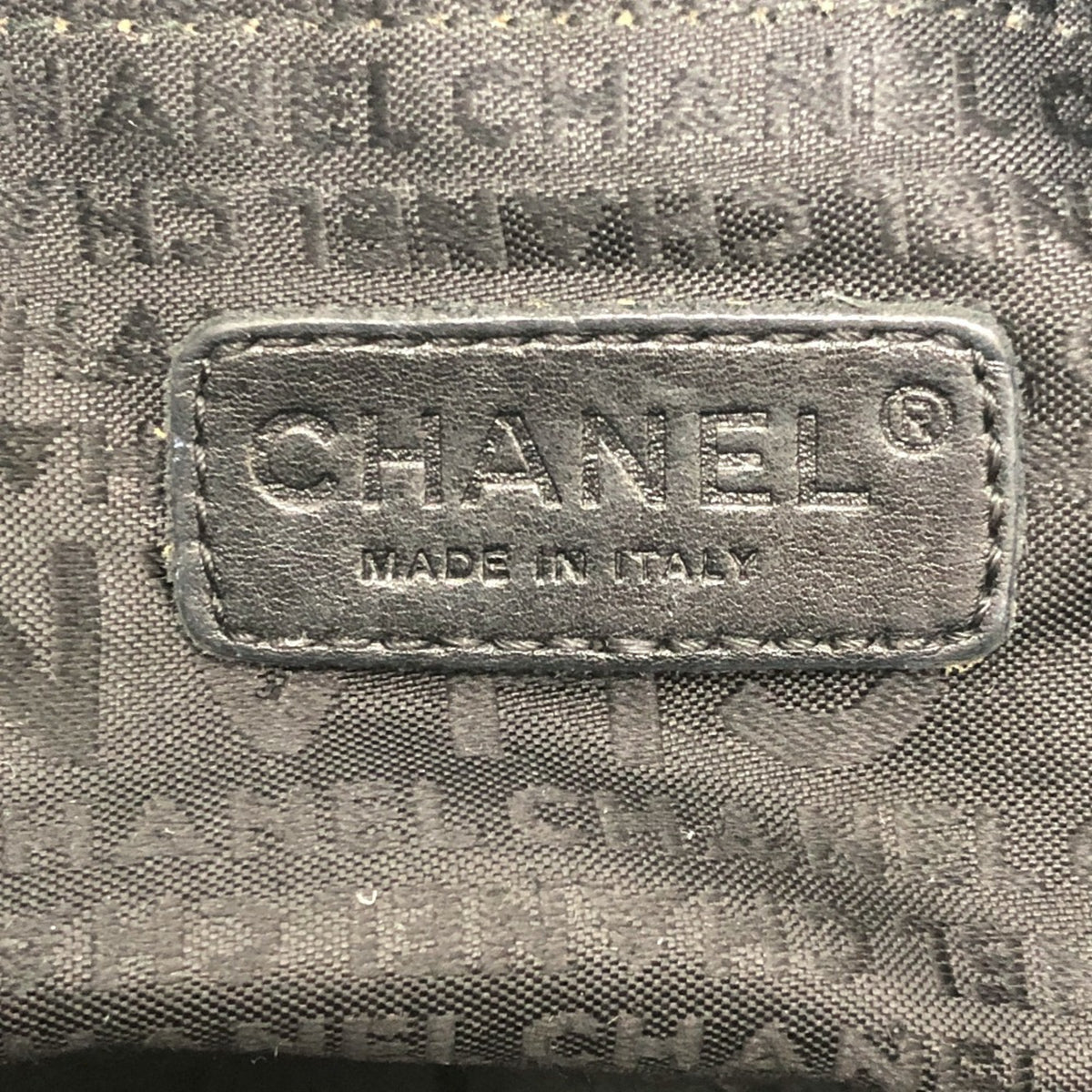 Chanel Black Leather Handbag Tote Bag (Pre-Owned)